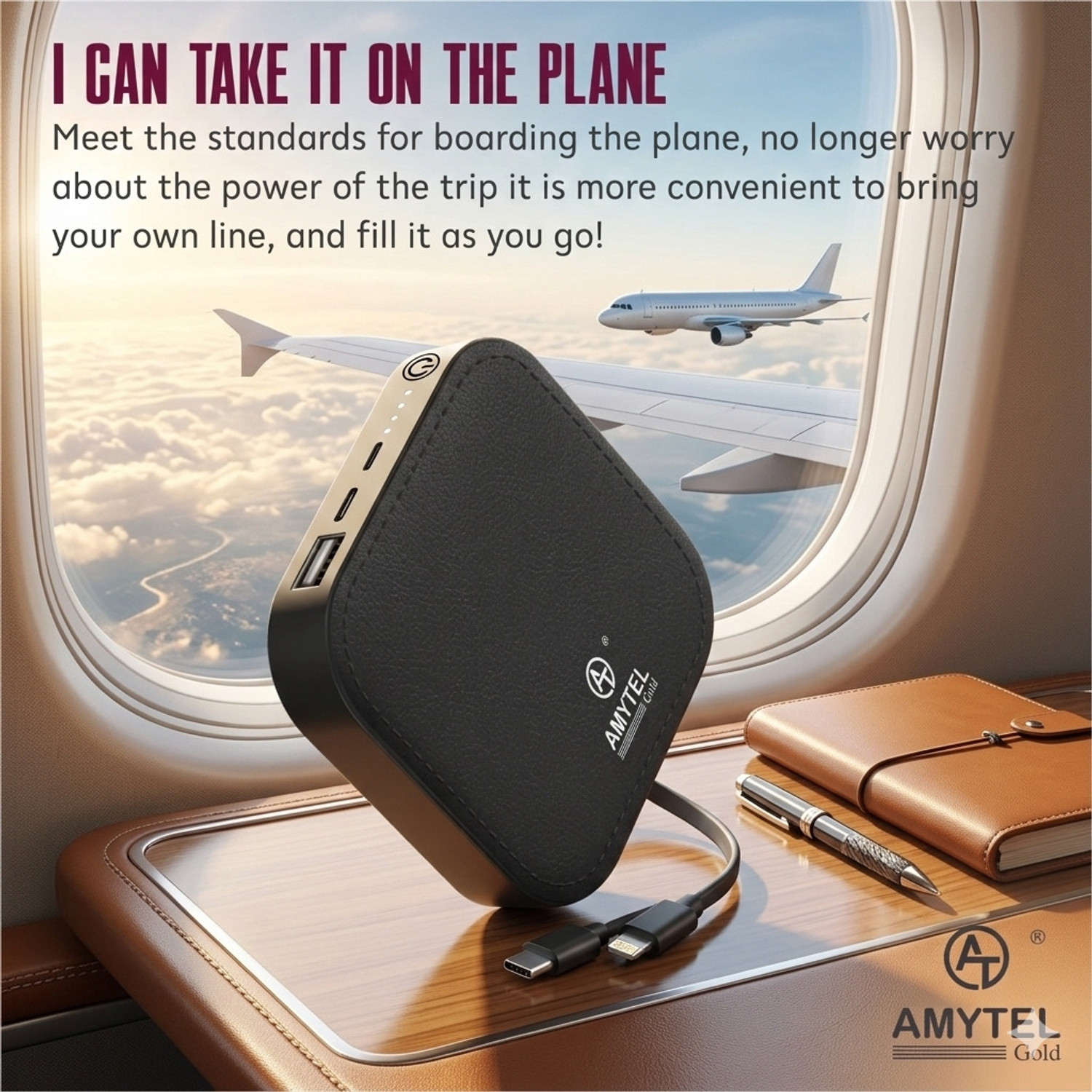Image of AMYTEL 7060 mAh 5 W Mini Pocket Size Power Bank