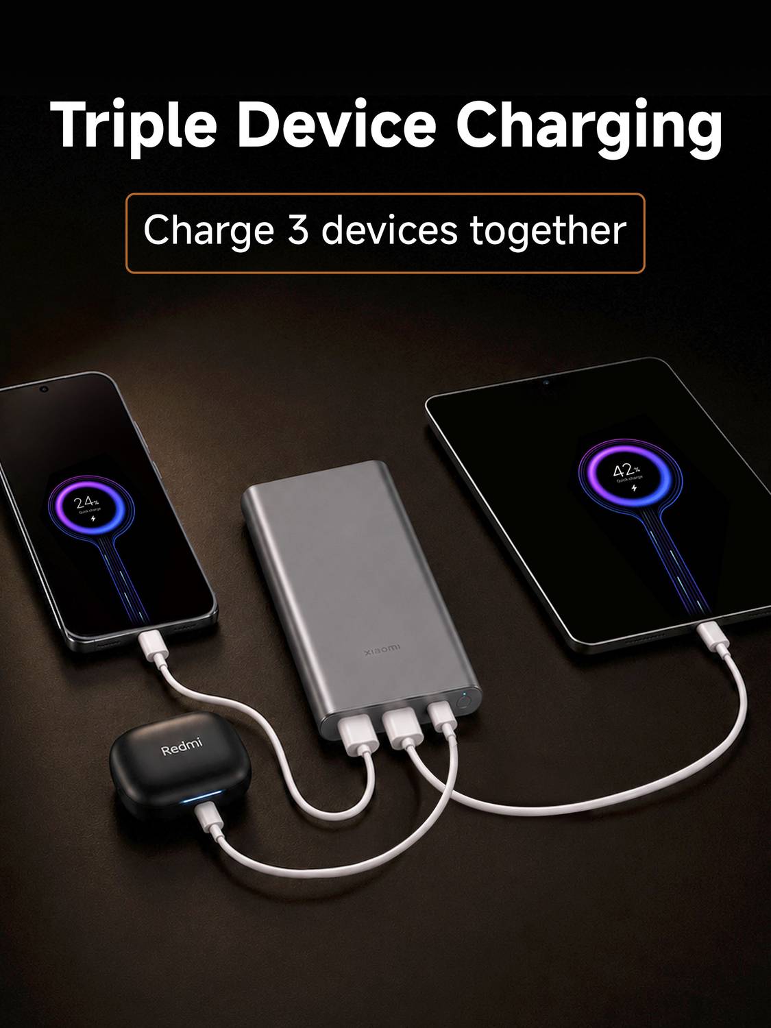Mi 10000 mAh 22.5W Slim Power Bank Black - Image 4