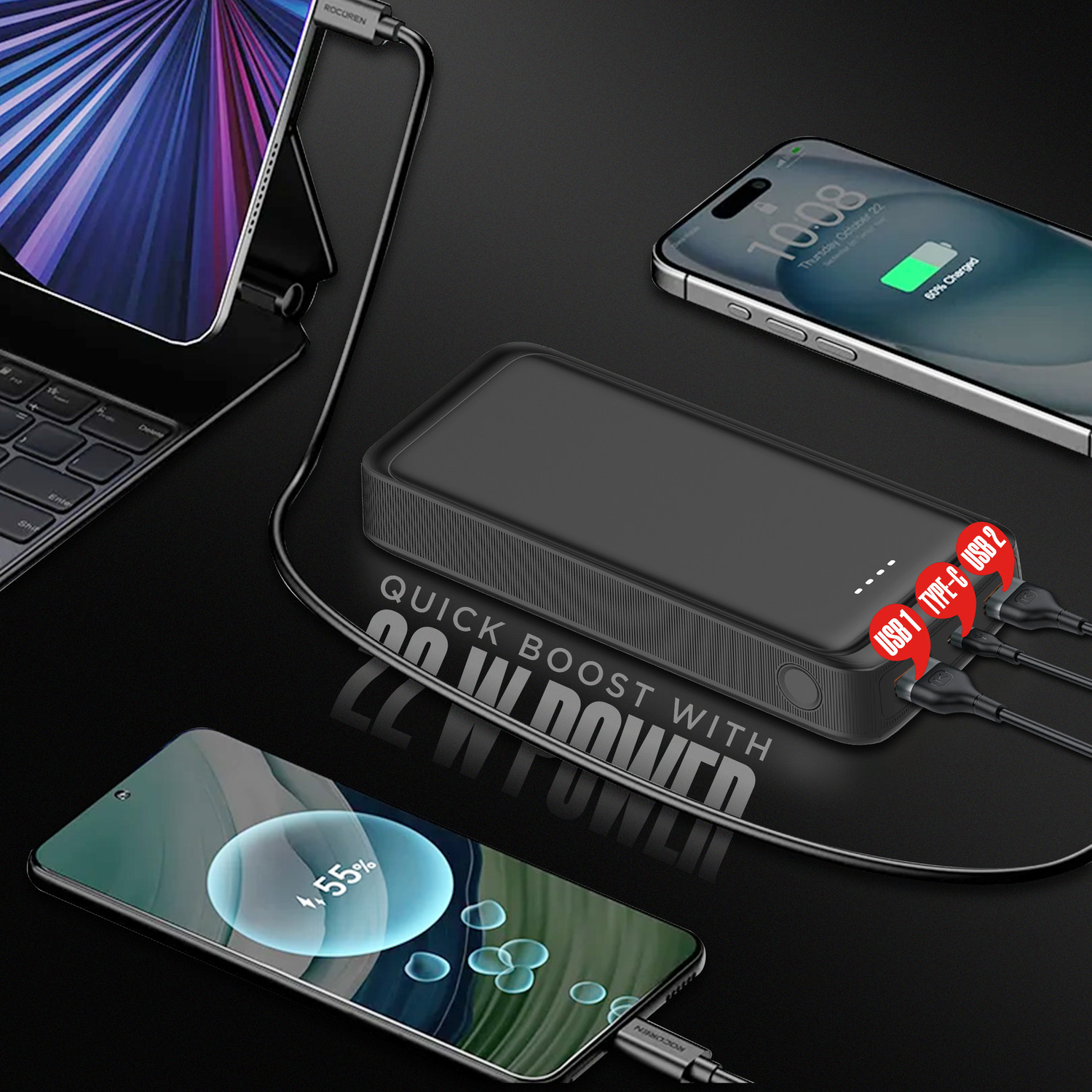 Image of Intex 20000 mAh 22 W Power Bank