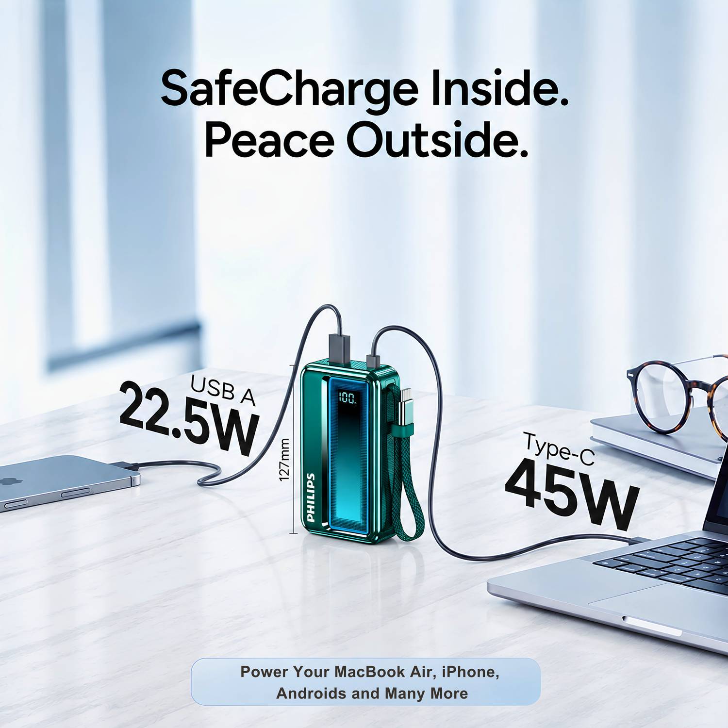 Philips 20000 mAh 45W Nano Power Bank - Image 5