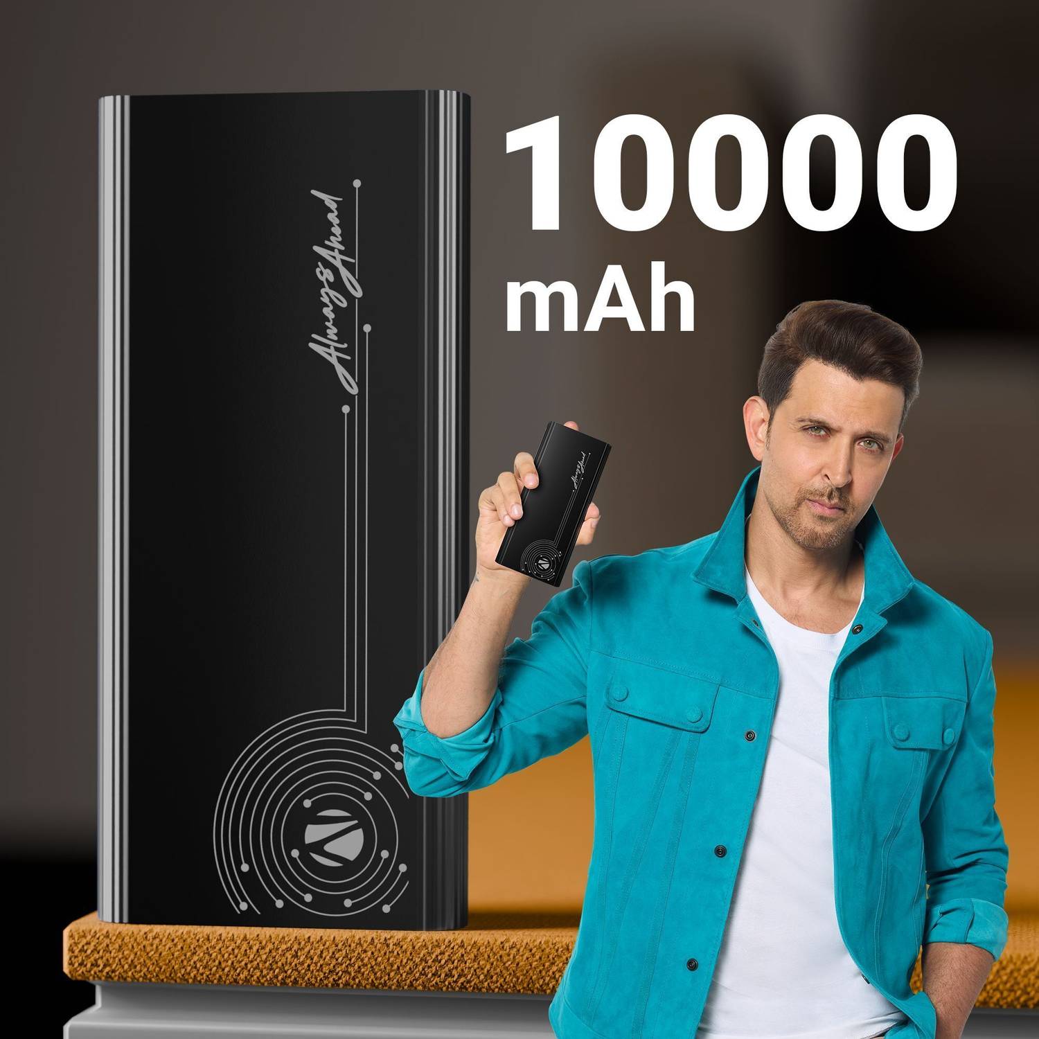 ZEBRONICS 10000 mAh 22.5W Slim Power Bank Black - Image 2