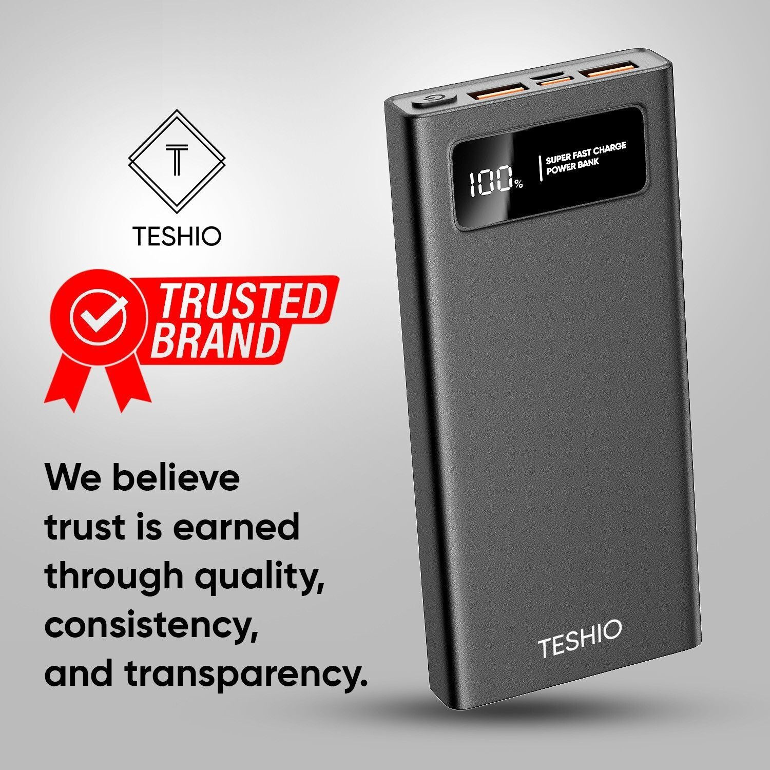 Image of TESHIO 10000 mAh 22.5 W With MagSafe Slim Pocket Size Power Bank