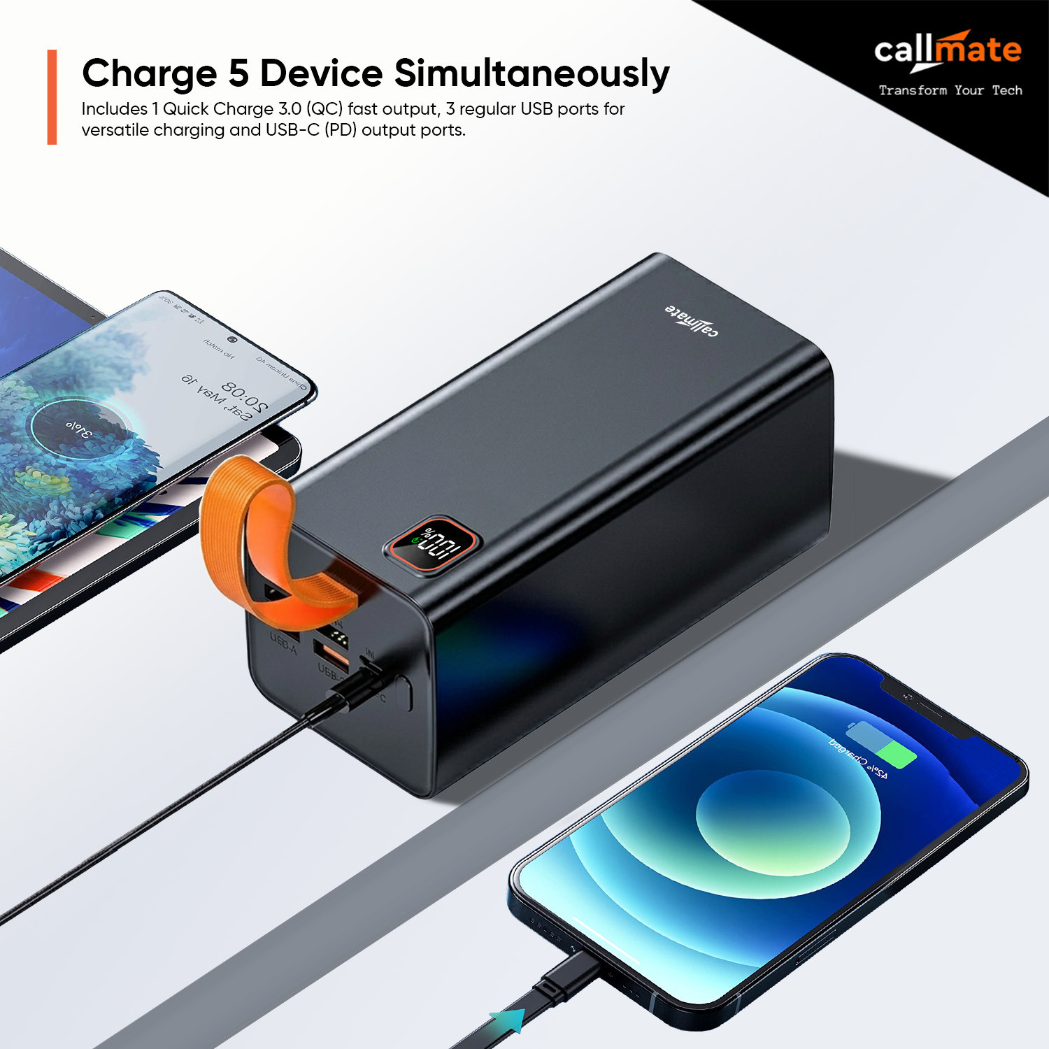 Image of Callmate 50000 mAh 23 W Power Bank