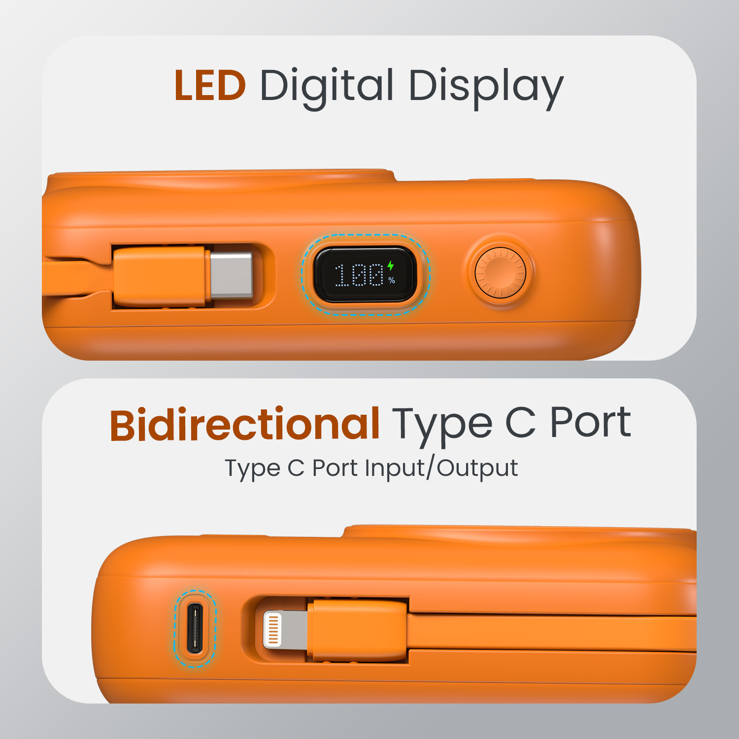 Image of Portronics 20000 mAh 22.5 W Wired & Wireless Compact Pocket Size Power Bank