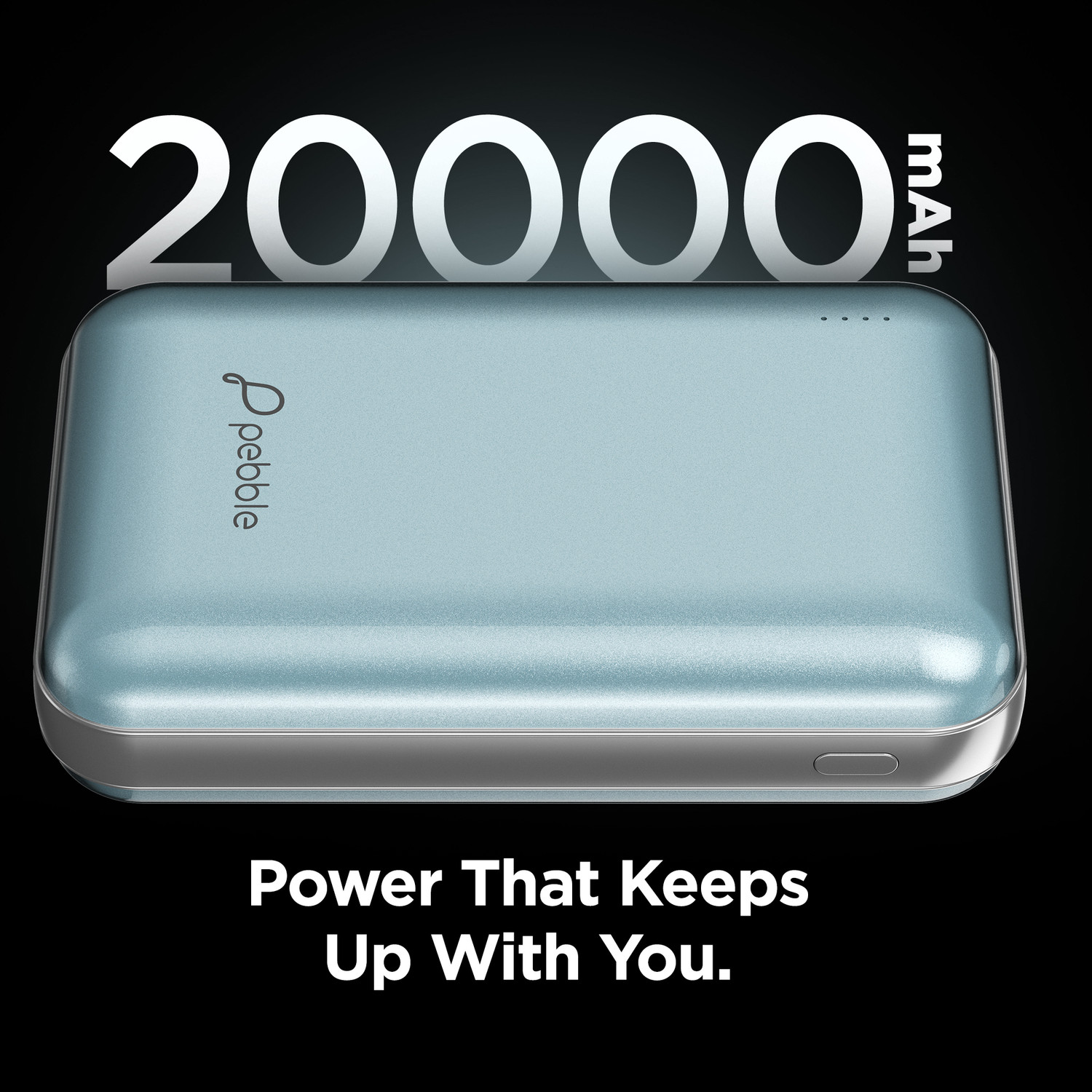 Image of Pebble 20000 mAh Compact Pocket Size Power Bank