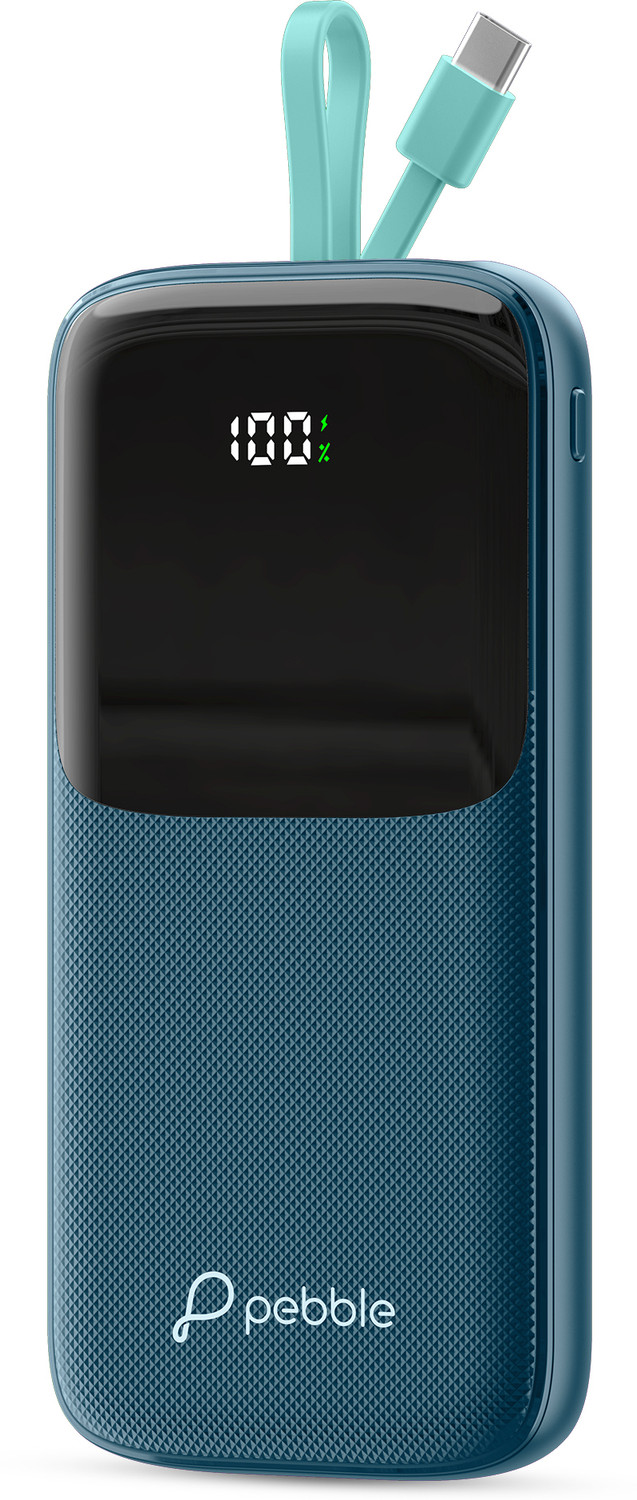 Image of Pebble 10000 mAh Ultra Compact Pocket Size Power Bank