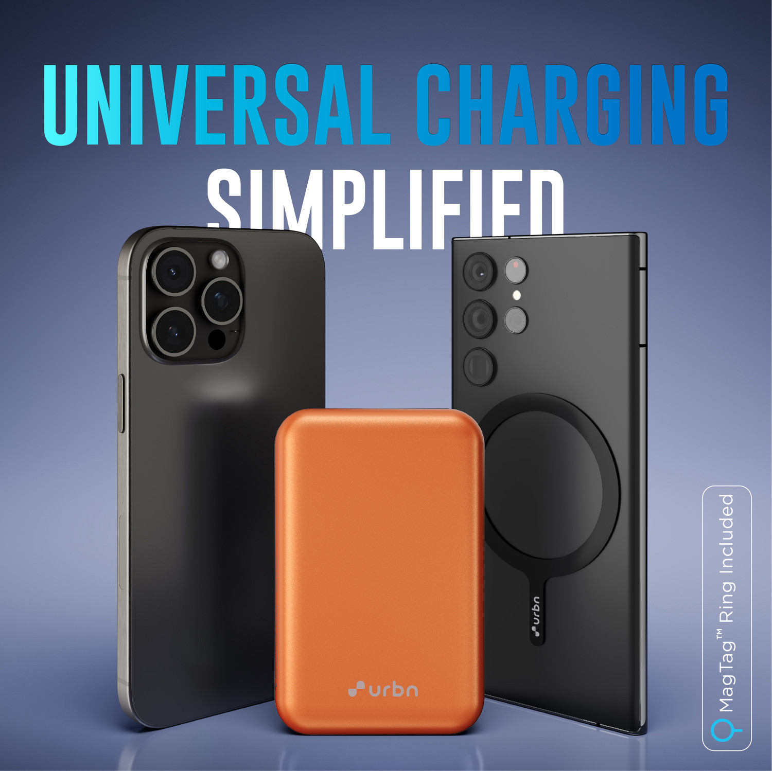 Image of URBN 10000 mAh 20 W Wired & Wireless Compact Power Bank