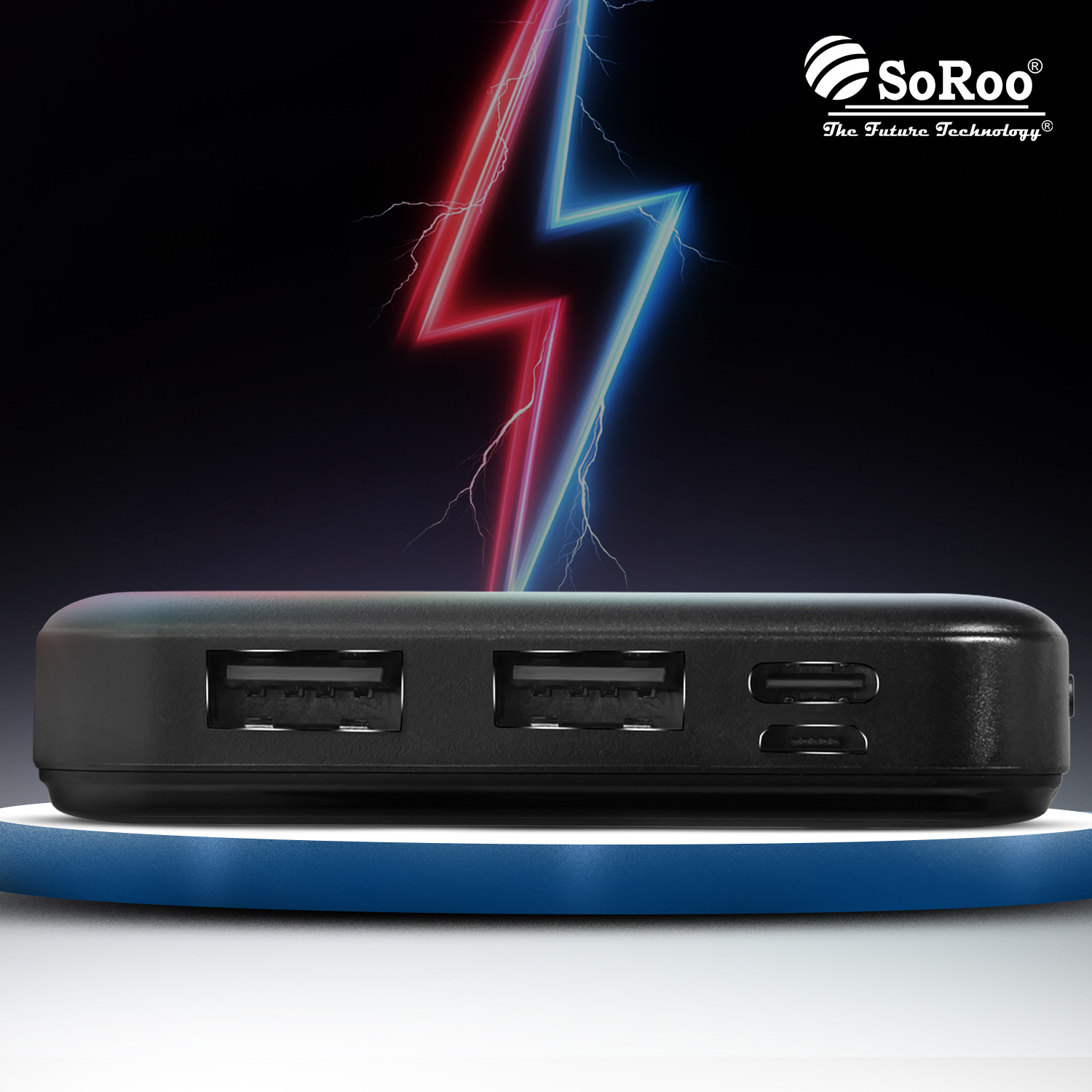 Image of Soroo Future 10000 mAh 18 W Ultra Compact Pocket Size Power Bank
