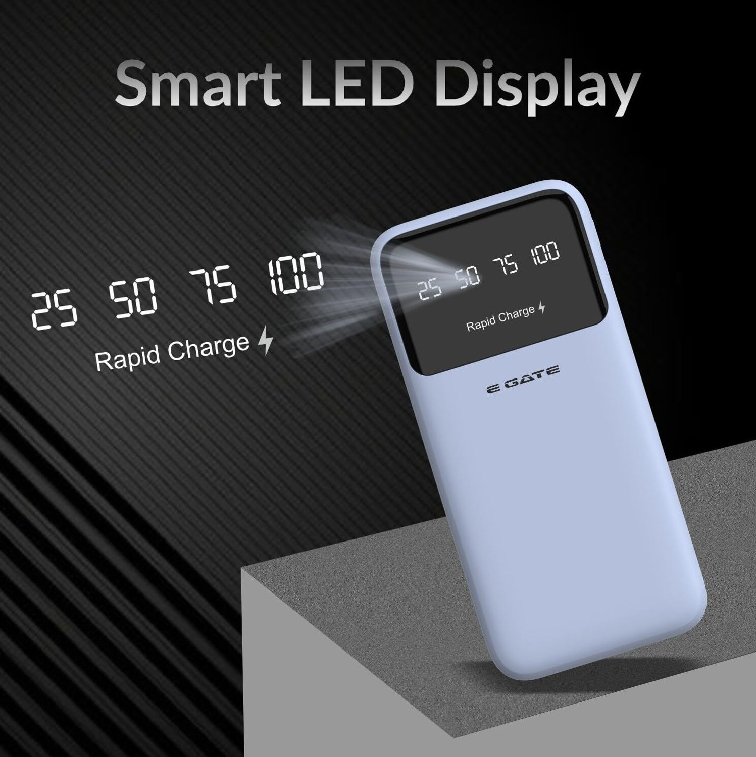 Image of Egate 10000 mAh 22.5 W Compact Pocket Size Power Bank