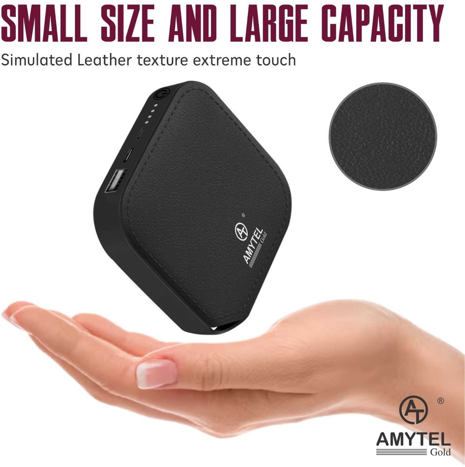 Image of AMYTEL 7060 mAh 5 W Mini Pocket Size Power Bank