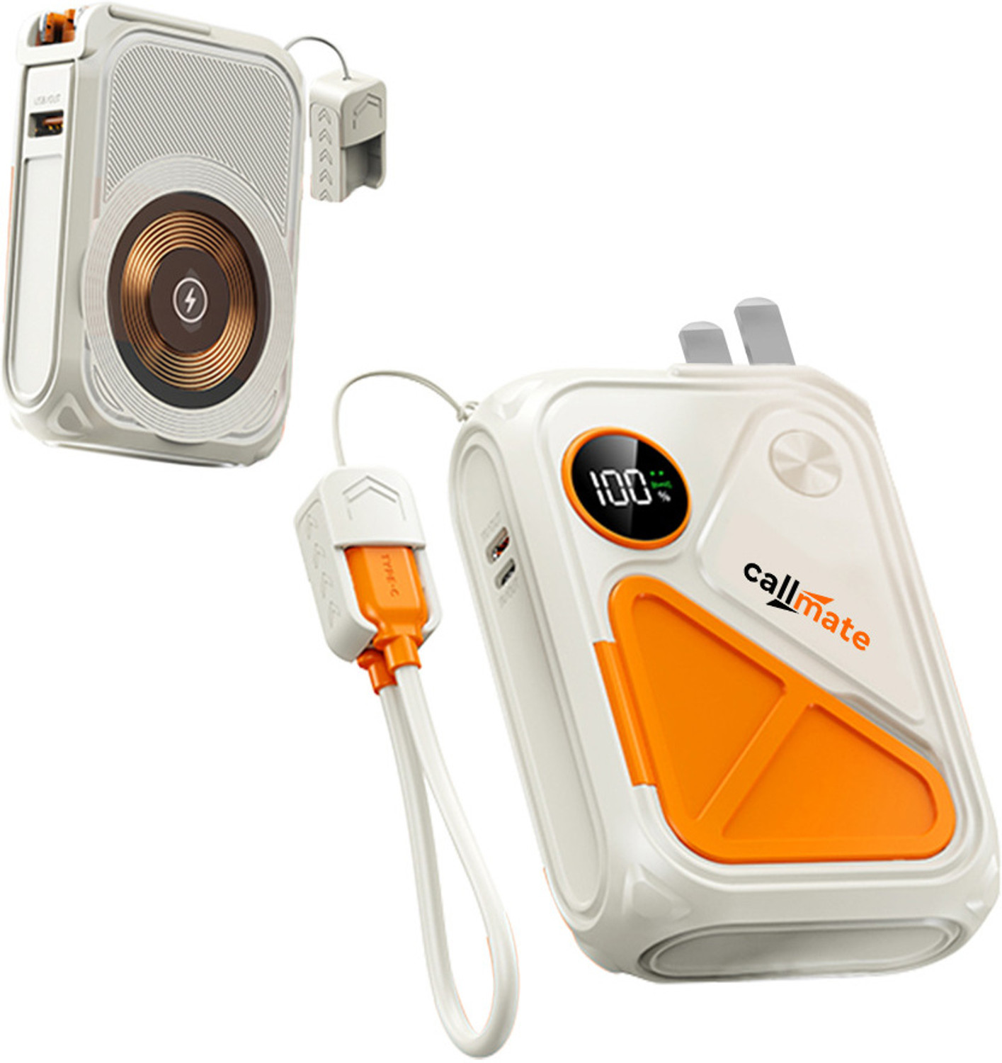 Image of Callmate 10000 mAh 23 W Wired & Wireless With MagSafe Compact Power Bank