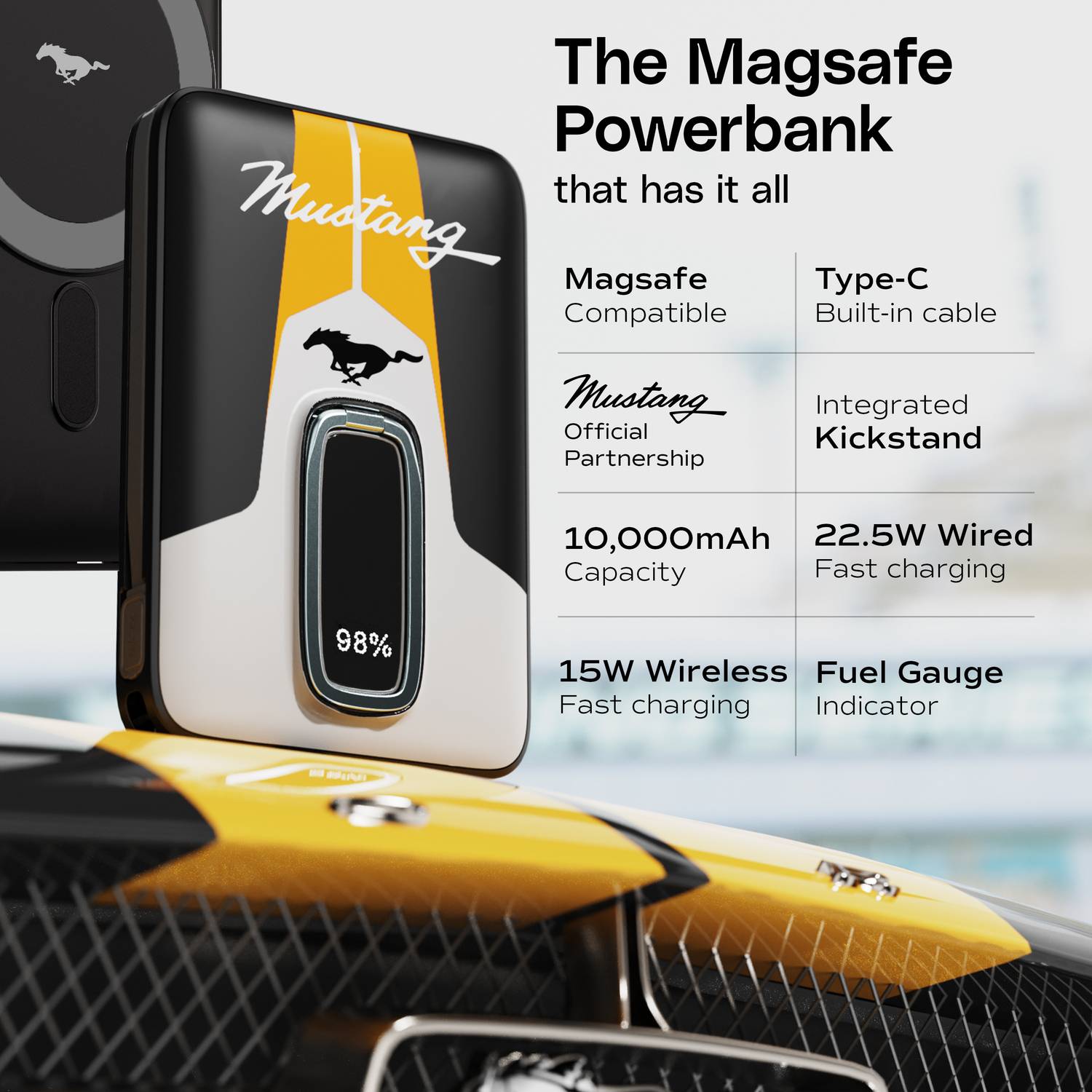 GOBOULT Mustang Ampvault V10 10000mAh Power Bank - Image 3