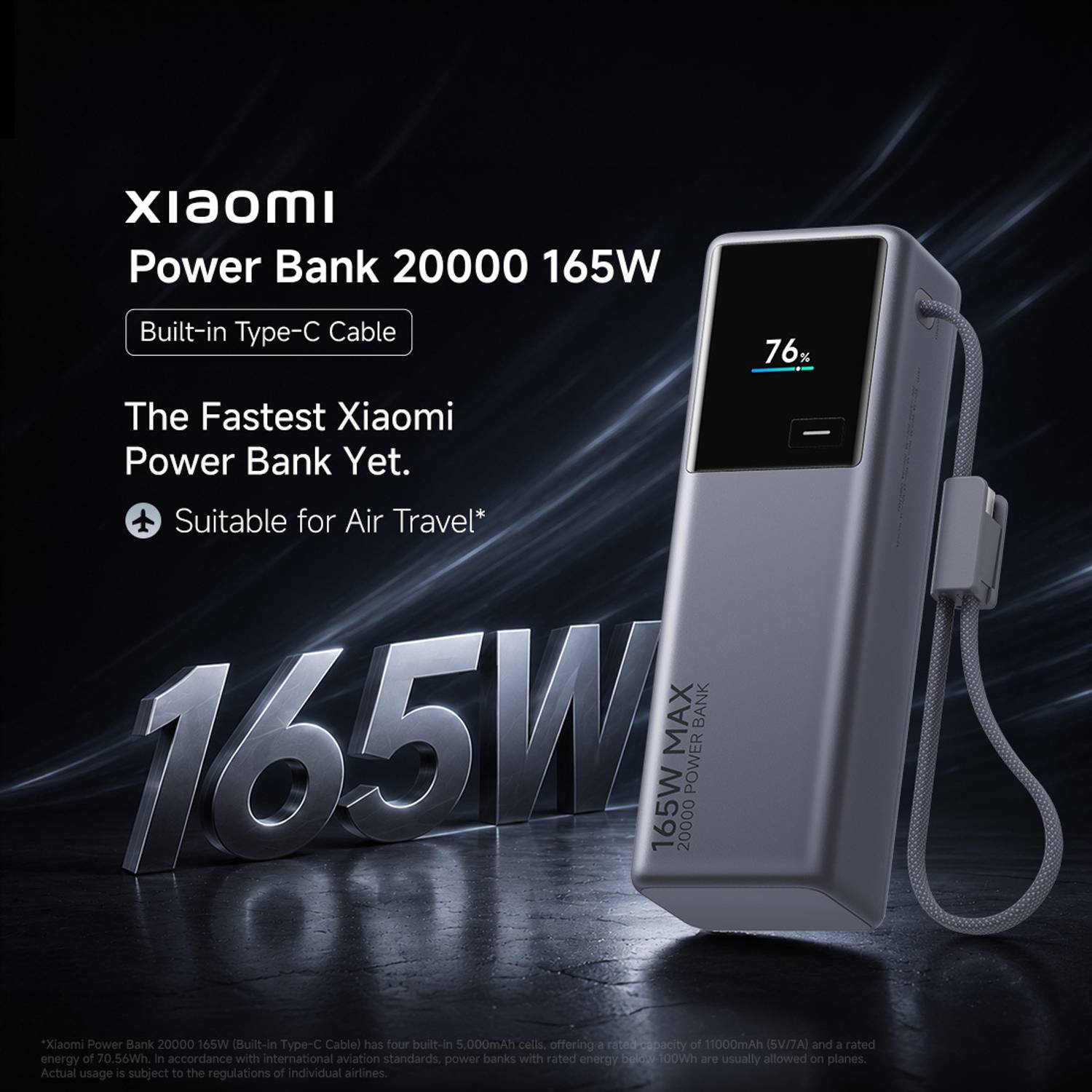 Mi 20000 mAh 165W Power Bank - Image 2