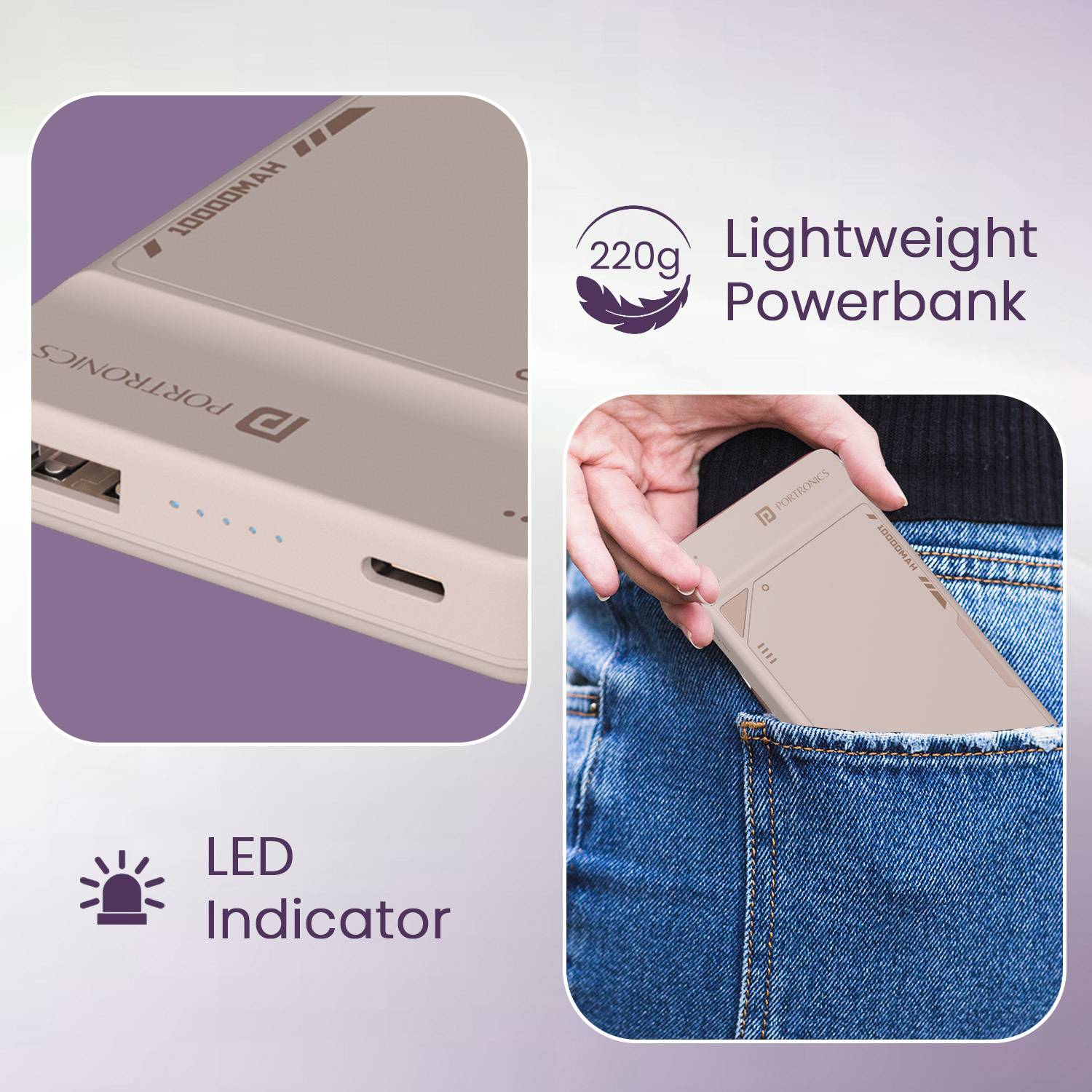Portronics 10000 mAh 22.5W Compact Power Bank - Image 5
