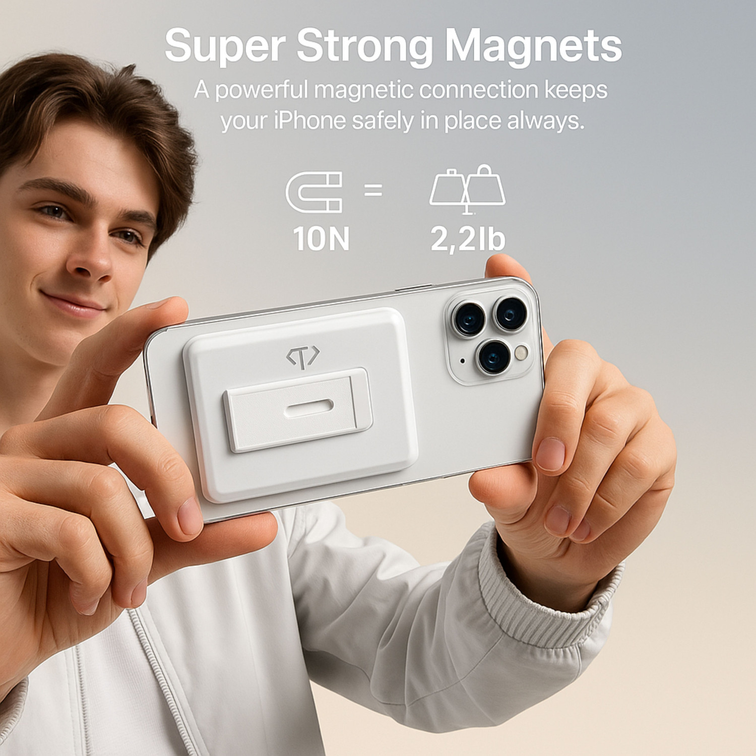 Image of True Desire 10000 mAh 22.5 W Wired & Wireless With MagSafe Mini Pocket Size Power Bank
