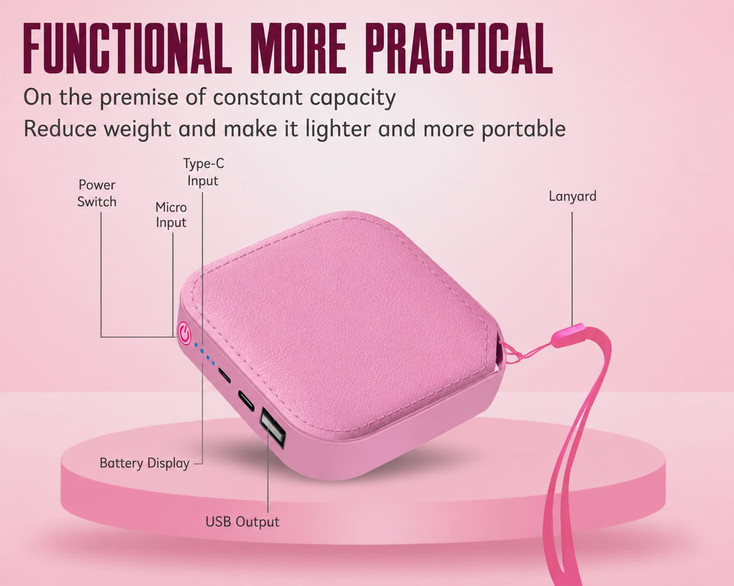 Image of FluSun india 10000 mAh 15 W Nano Pocket Size Power Bank