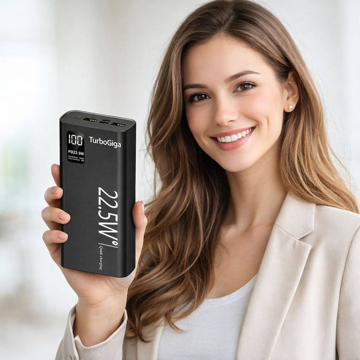 TURBOGIGA 200000 mAh 22.5W Power Bank - Image 3