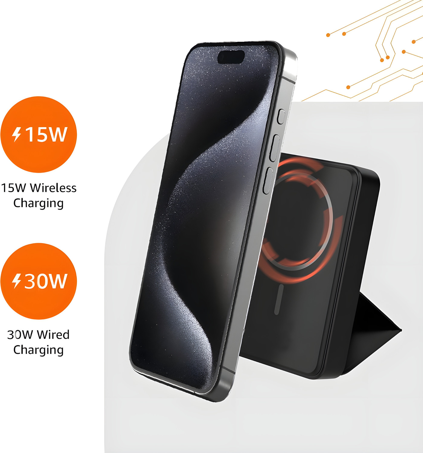Image of Soroo Future 10000 mAh 30 W Wired & Wireless Compact Pocket Size Power Bank