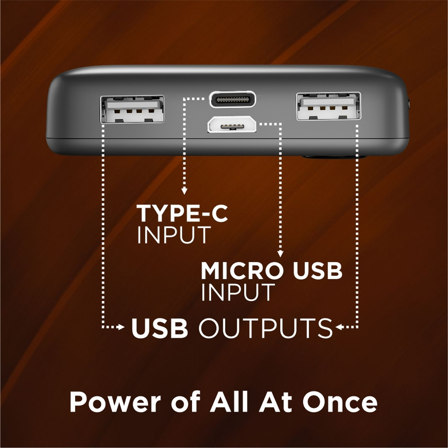 Image of Ubon 10000 mAh 15 W Pocket Size Power Bank