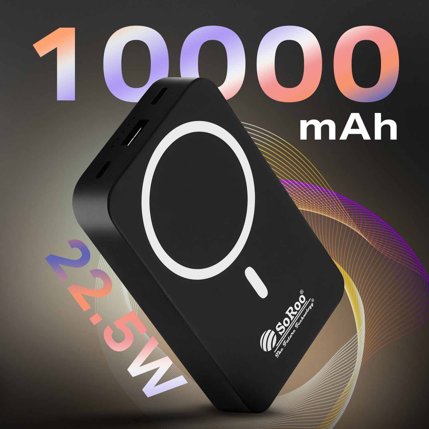 Image of Soroo Future 10000 mAh 30 W Wired & Wireless With MagSafe Ultra Compact Pocket Size Power Bank