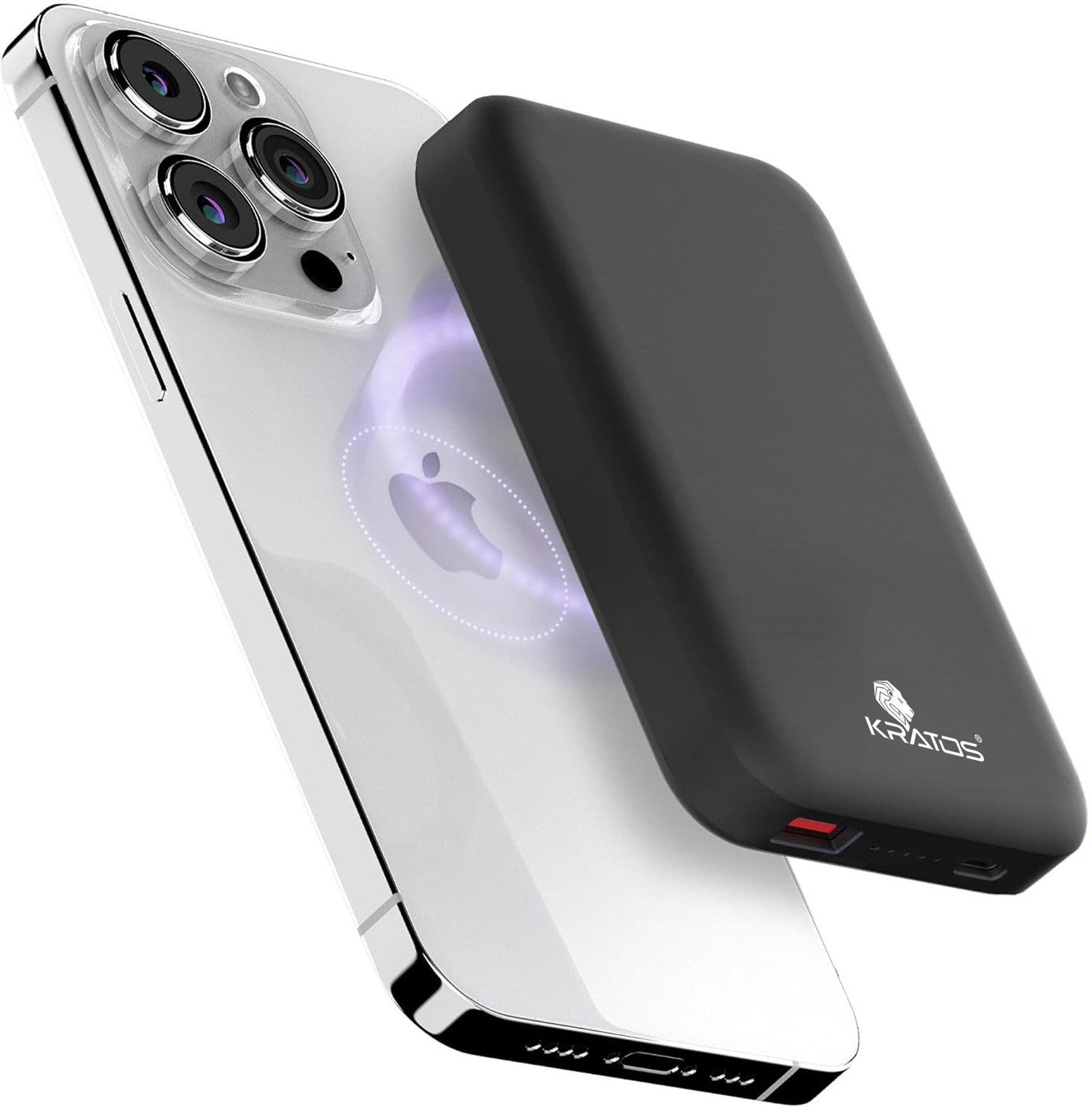 Image of Kratos 10000 mAh 22.5 W Wired & Wireless With MagSafe Slim Pocket Size Power Bank