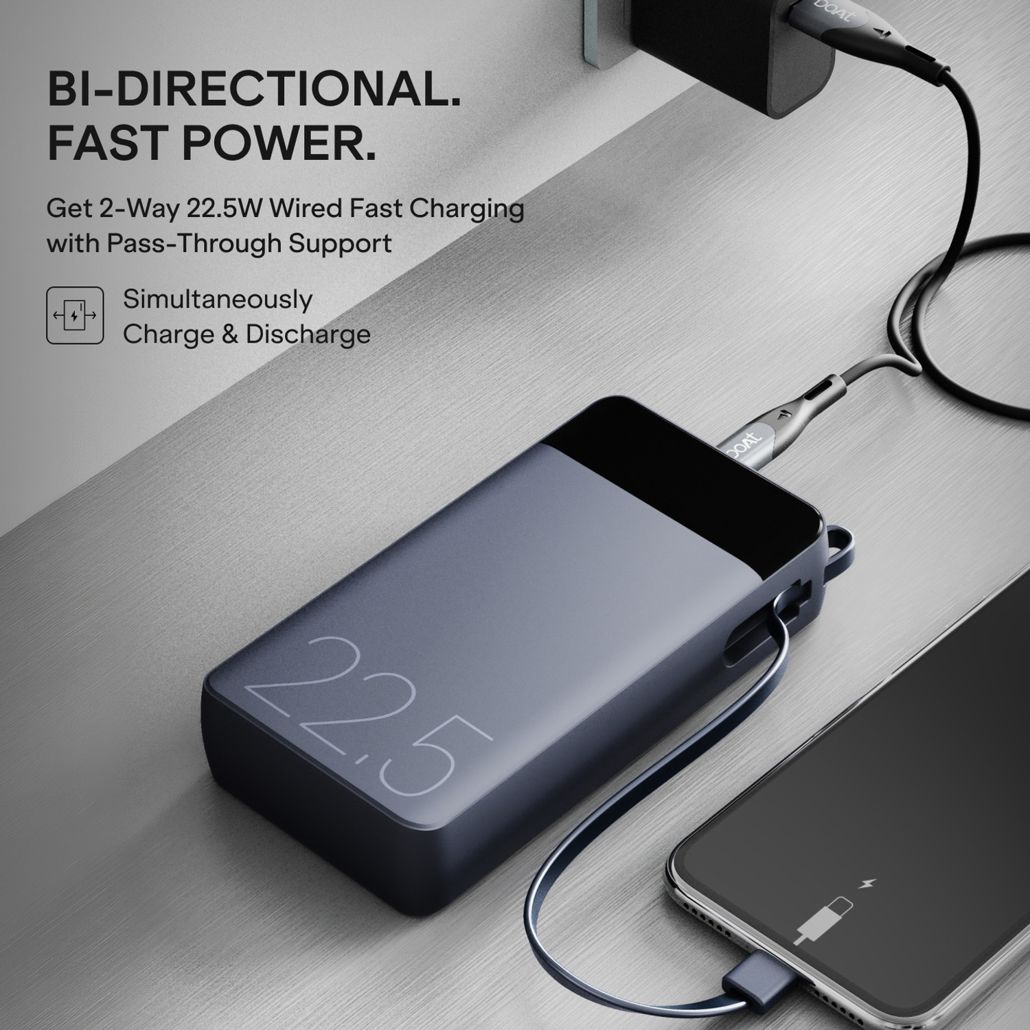 Image of boAt 20000 mAh 22.5 W Power Bank