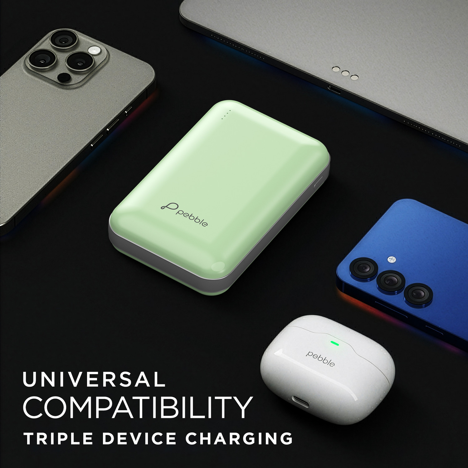 Image of Pebble 20000 mAh Compact Pocket Size Power Bank
