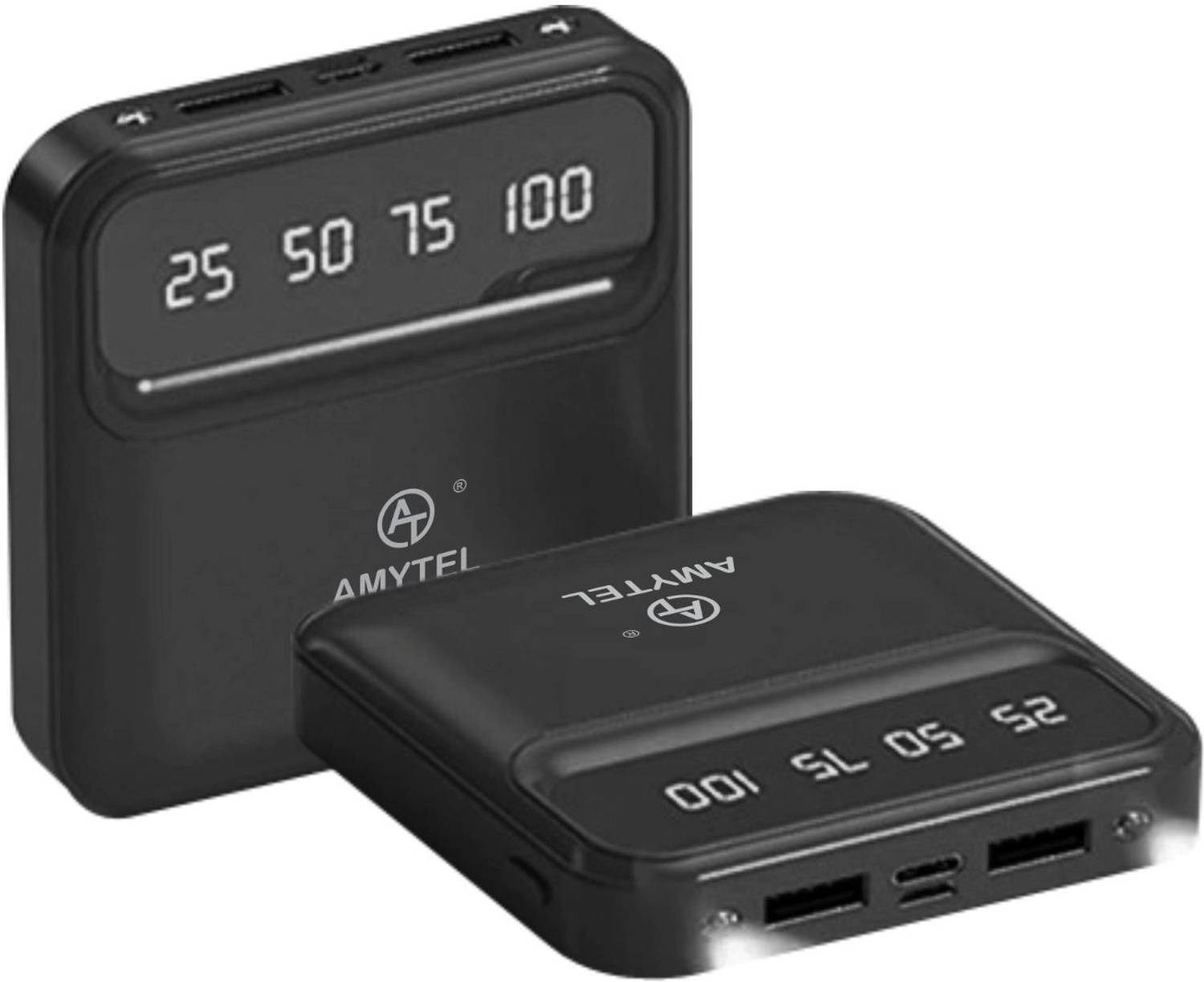 AMYTEL 10000 mAh 18 W Mini Pocket Size Power Bank