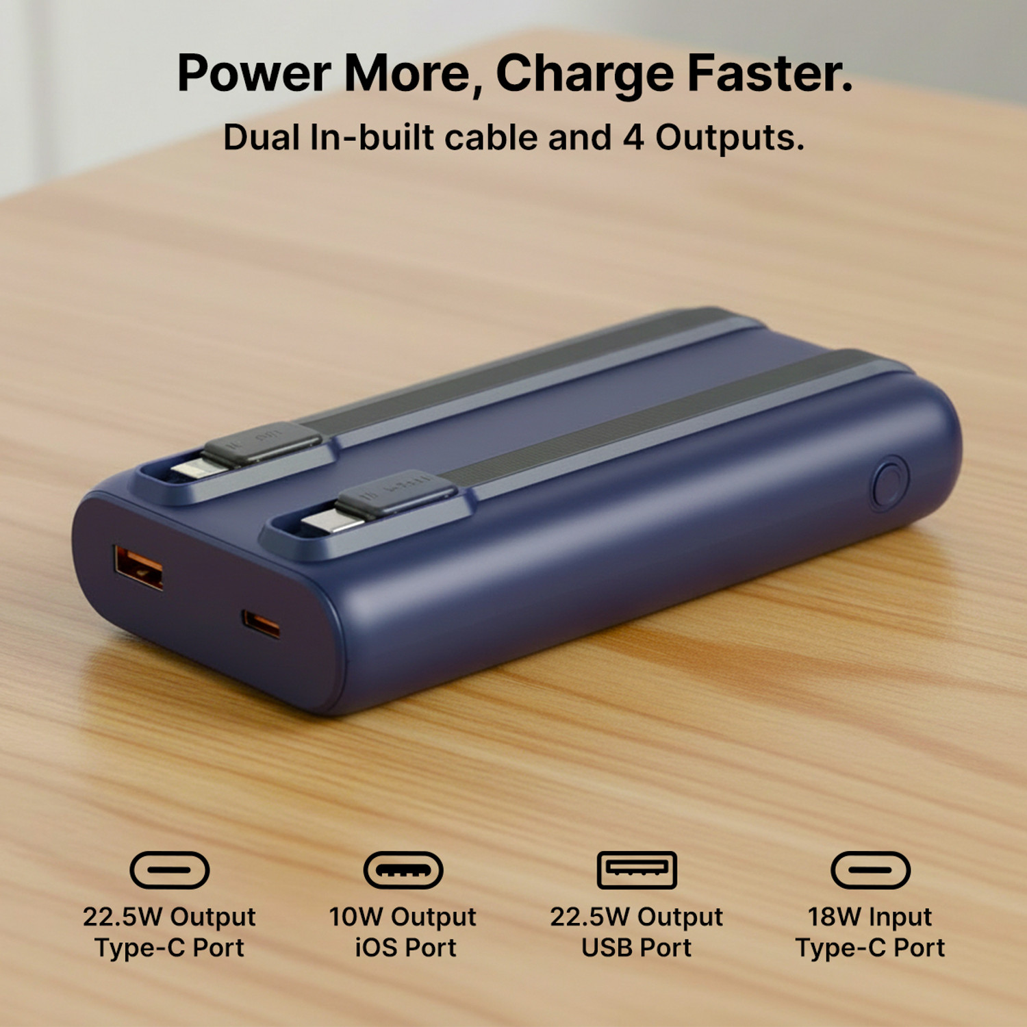 Image of PTron 20000 mAh 22.5 W Compact Pocket Size Power Bank
