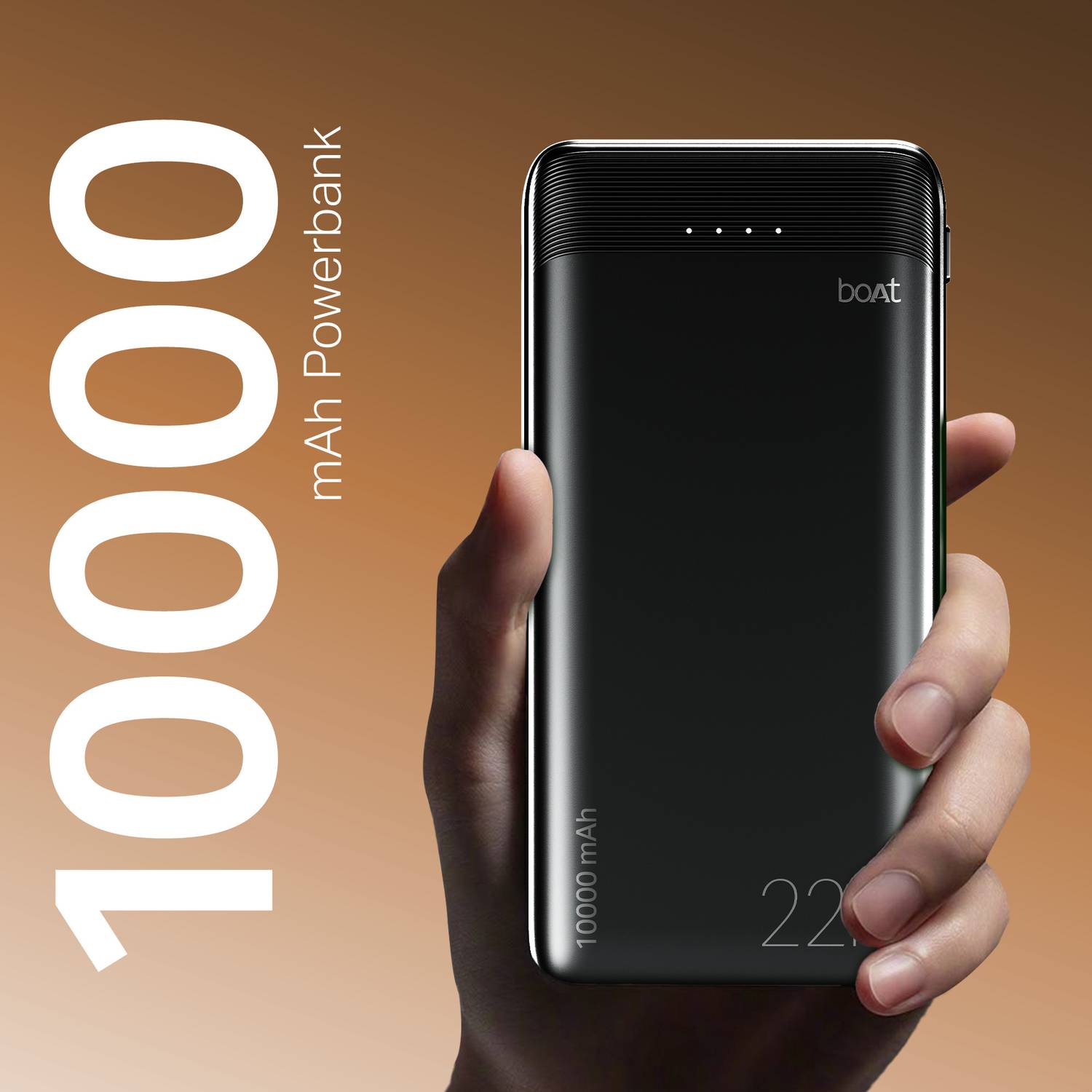 boAt 10000 mAh 22.5W Power Bank Black - Image 4