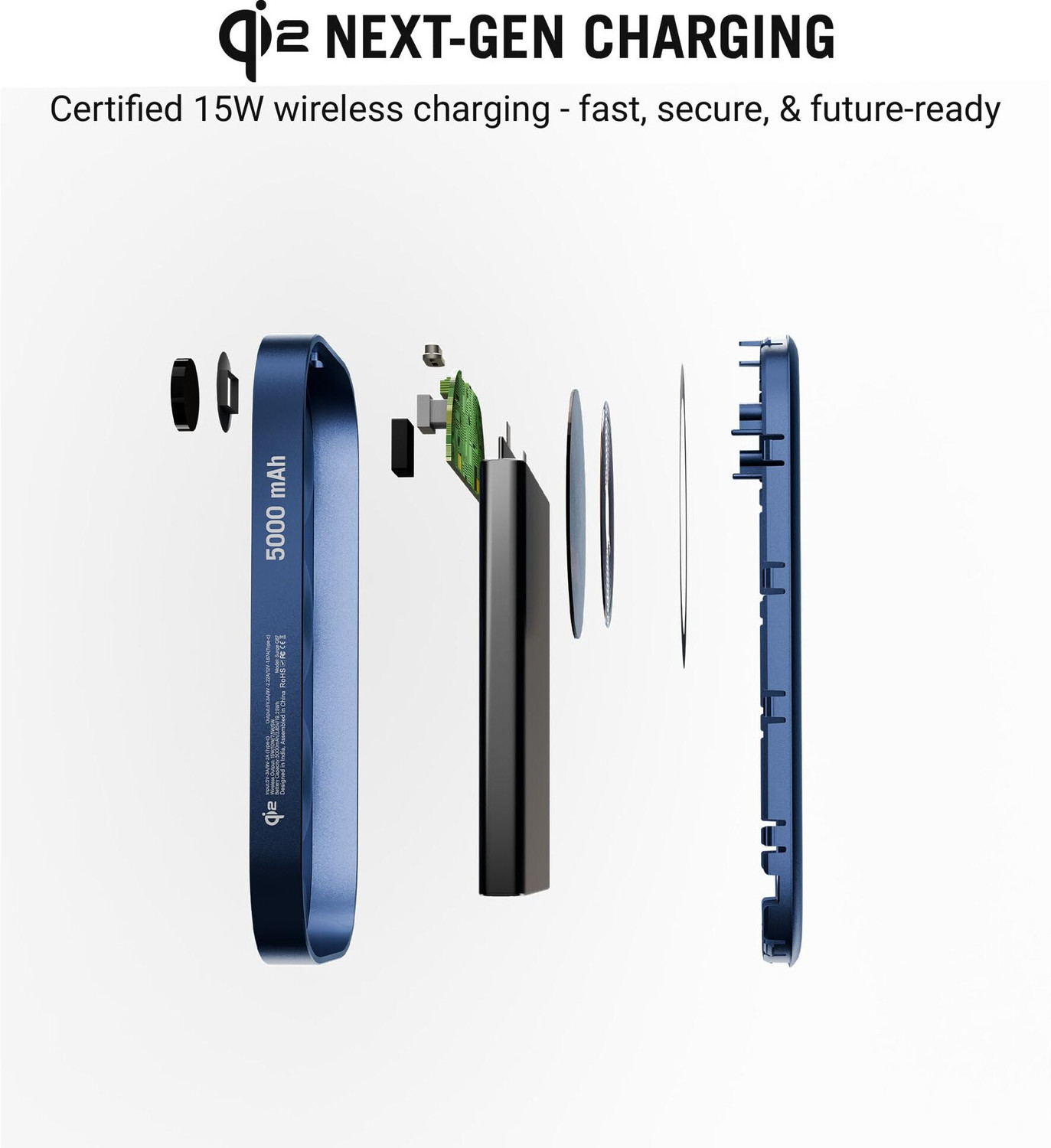 Image of DailyObjects 5000 mAh 20 W Wired & Wireless With MagSafe Compact Pocket Size Power Bank