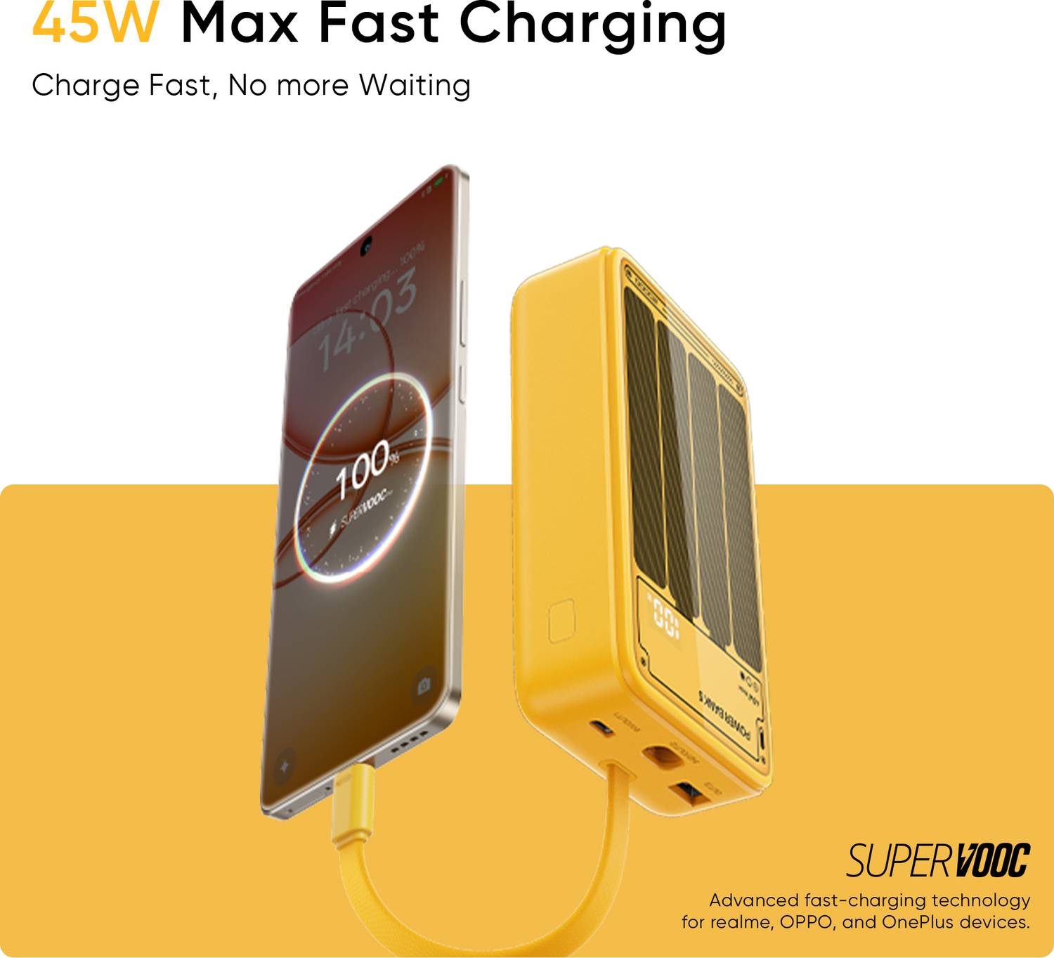 Realme Techlife Realfit 20000 mAh 45W Power Bank - Image 4