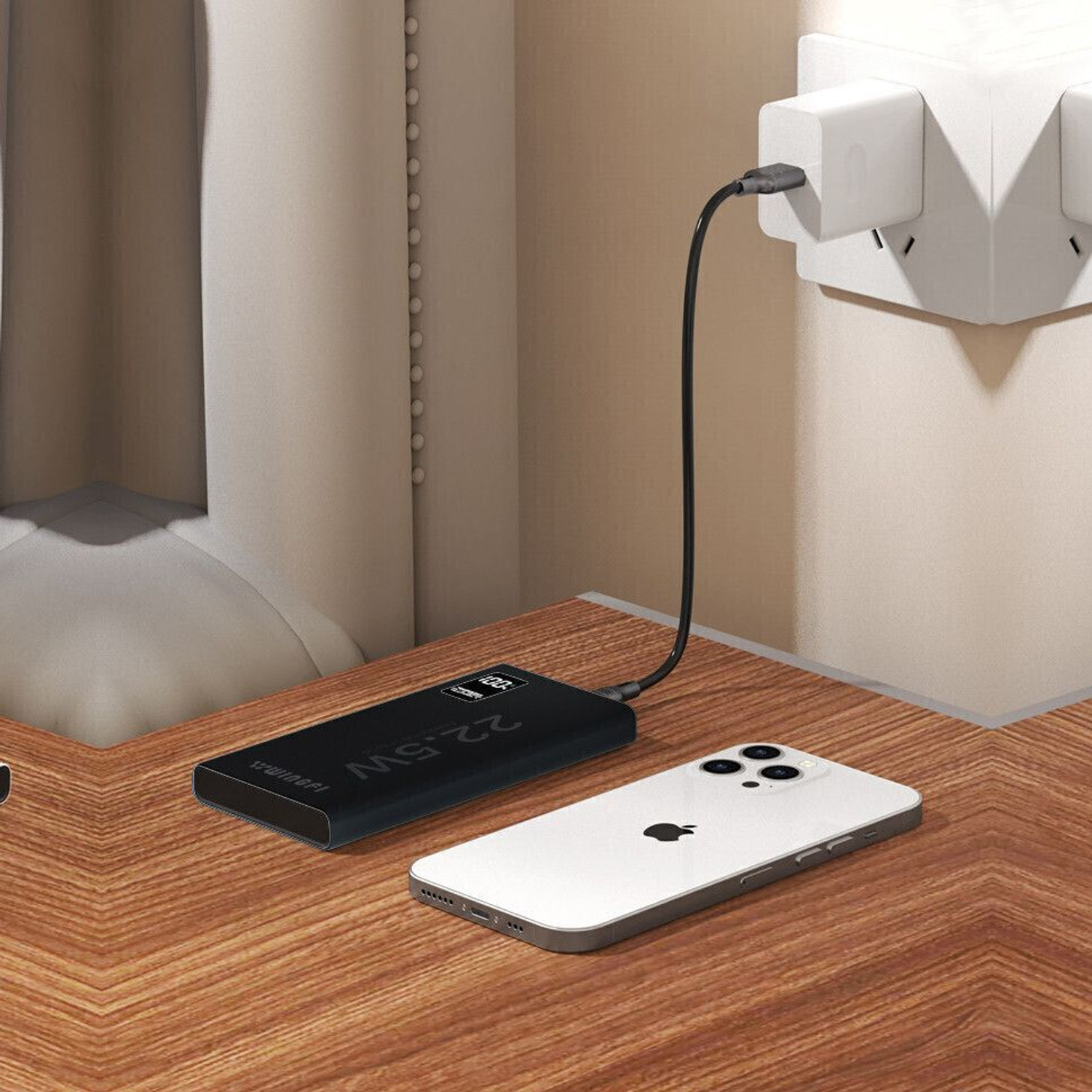 Image of Saibaba Insulators 10000 mAh 22.5 W Slim Pocket Size Power Bank