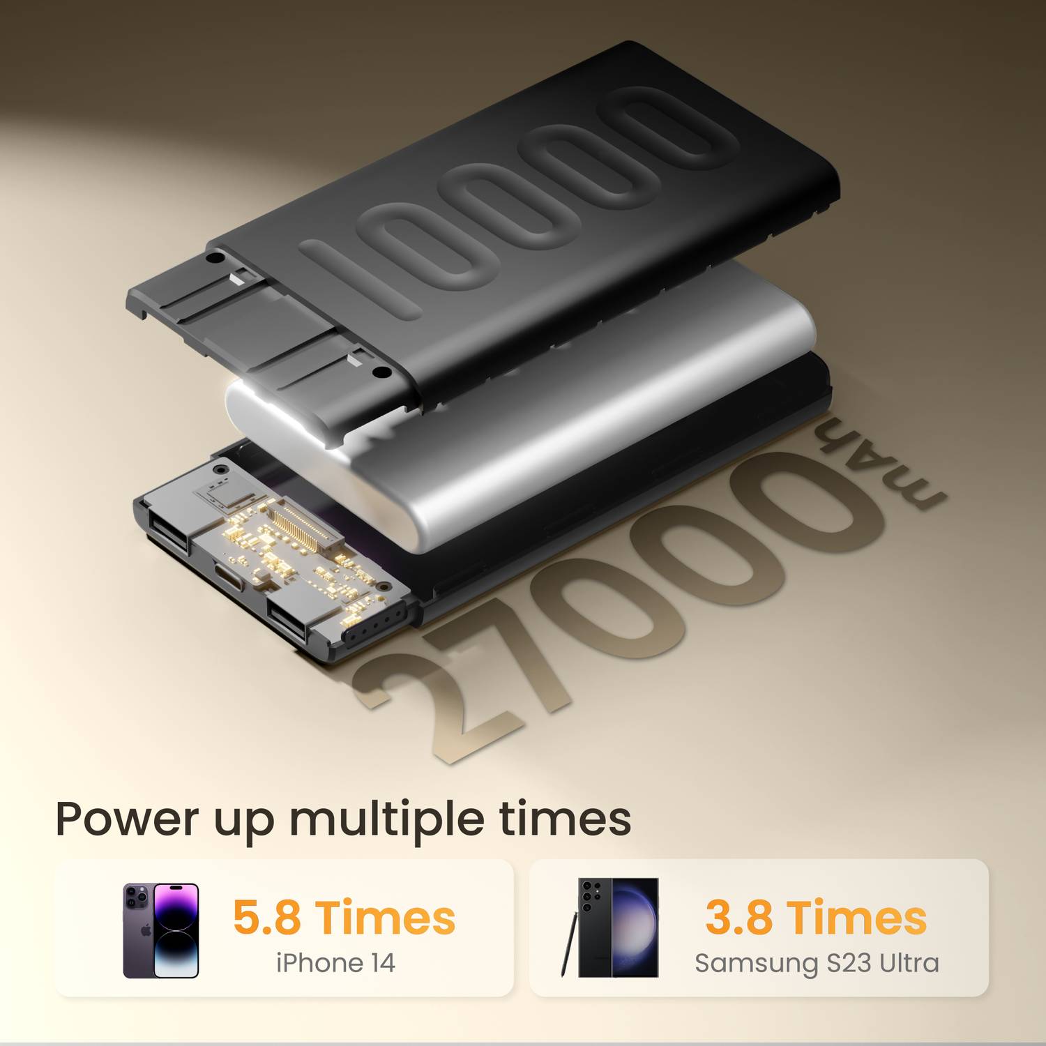 Ambrane 27000 mAh Power Bank
