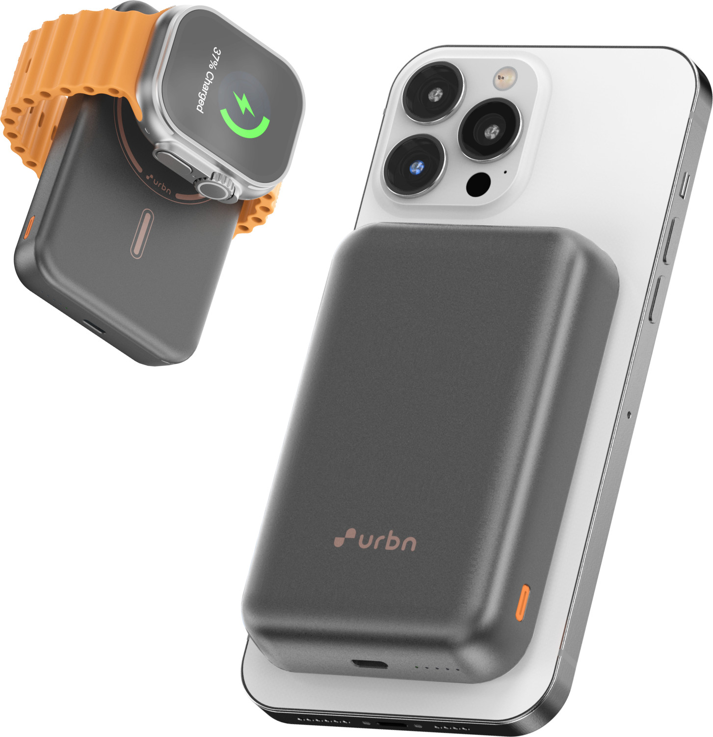 Image of URBN 10000 mAh 20 W Wired & Wireless With MagSafe Compact Pocket Size Power Bank
