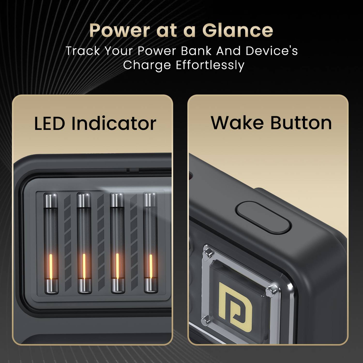 Portronics 10000 mAh 22.5W Mini Power Bank Black - Image 3
