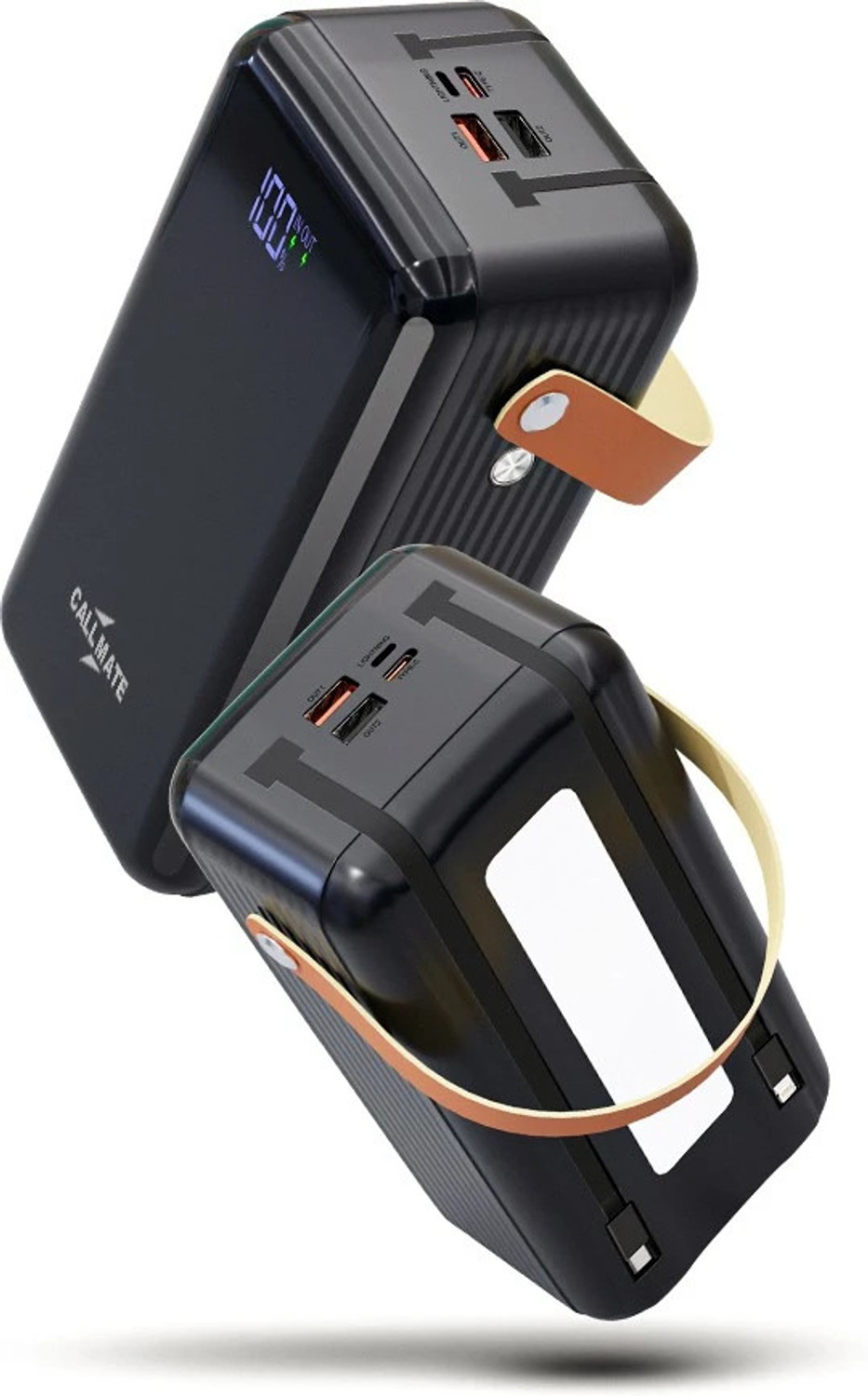 Image of Callmate 60000 mAh 23 W Power Bank (Black, Lithium Polymer, Quick Charge 3.0, Power Delivery 3.0, Fast Charging for Mobile)