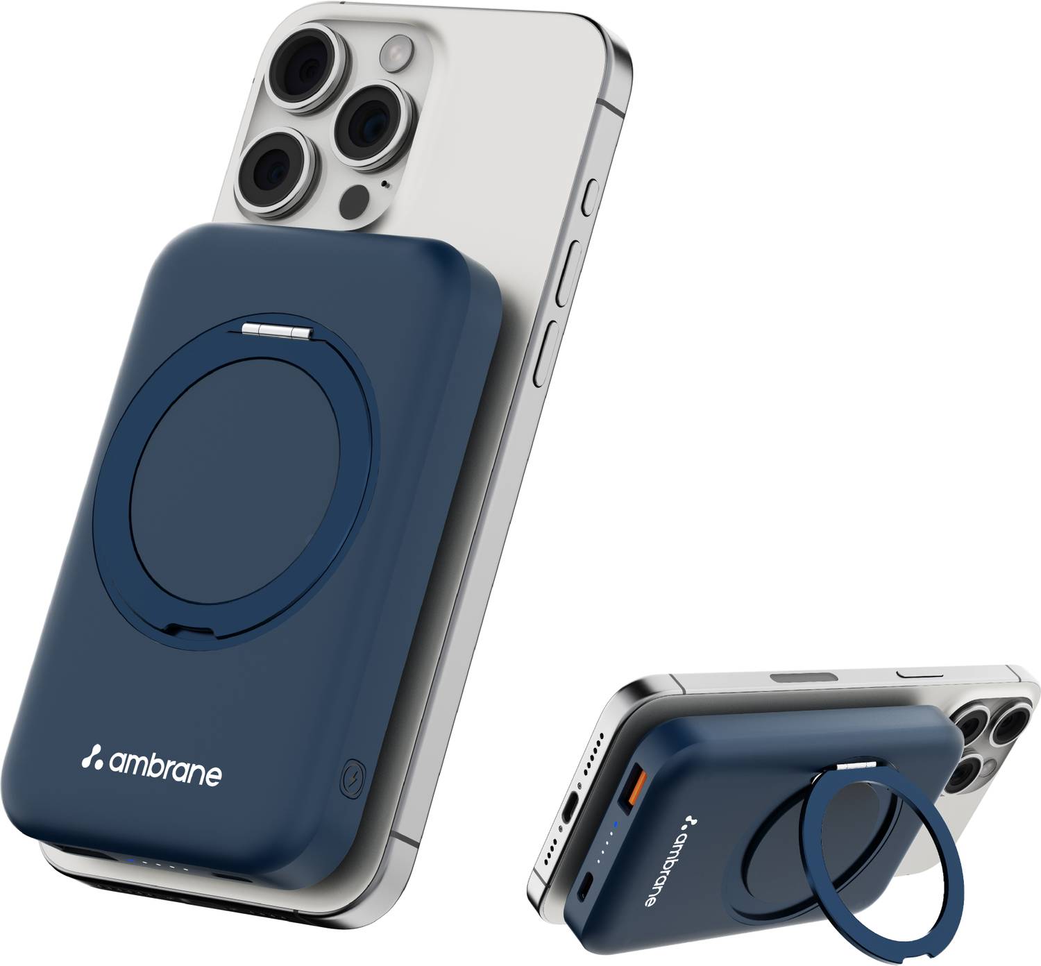 Ambrane 10000 mAh 22.5W MagSafe Wireless Power Bank