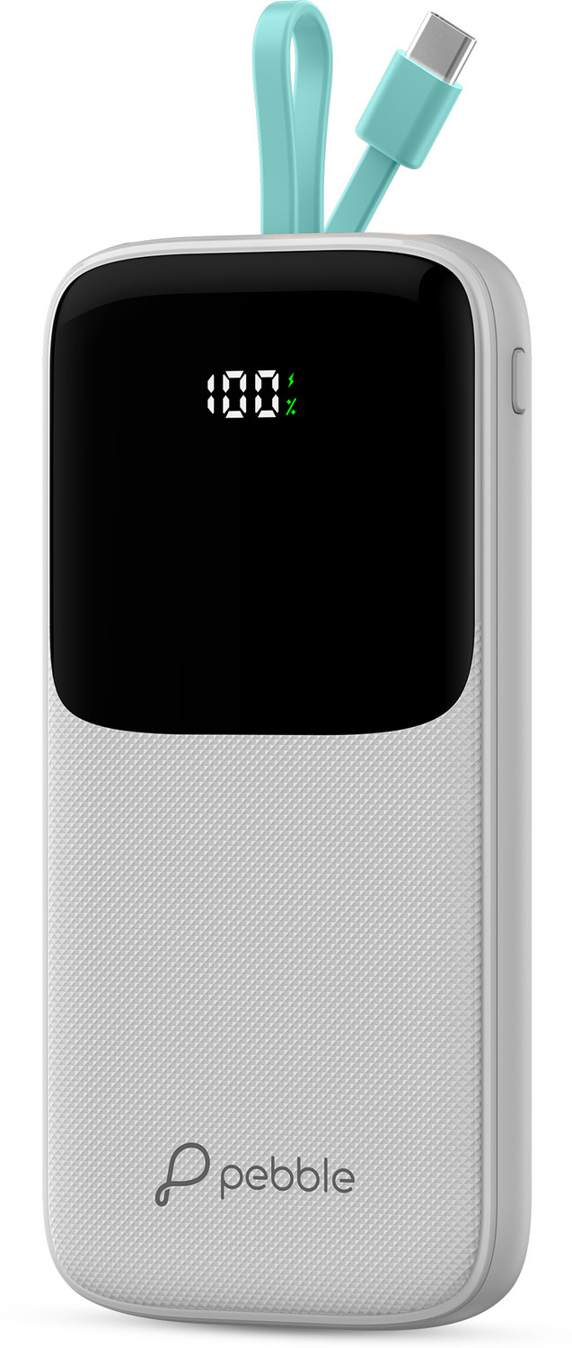 Image of Pebble 10000 mAh Ultra Compact Pocket Size Power Bank