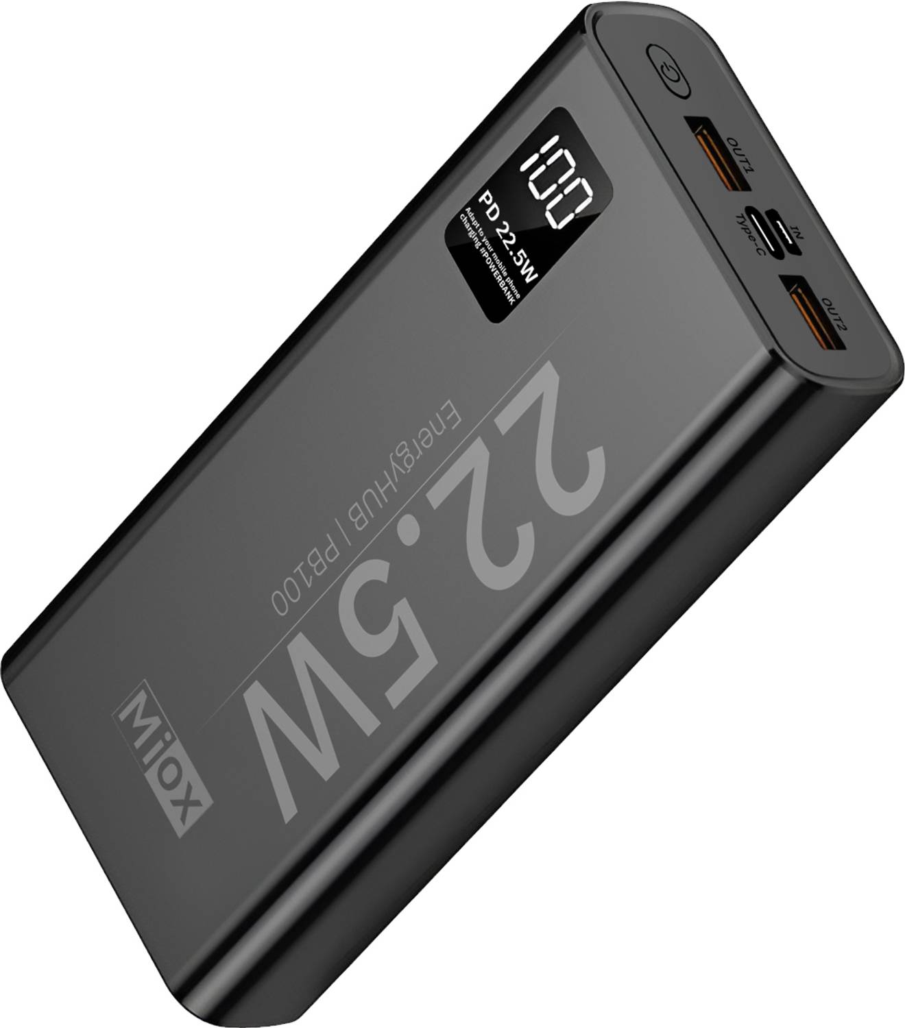 MIOX 20000 mAh Black Power Bank - Image 1