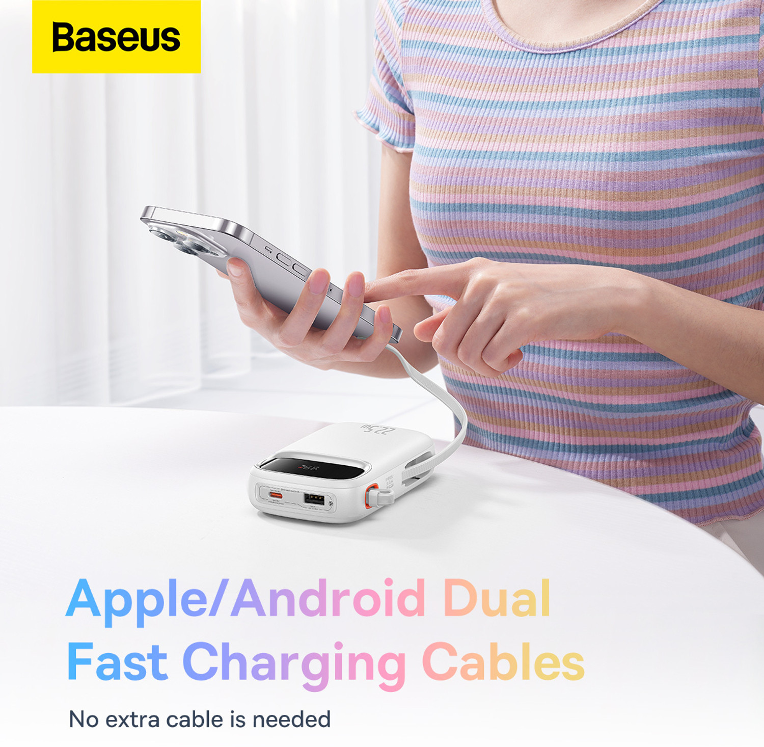 Image of Baseus 10000 mAh 22.5 W Compact Pocket Size Power Bank