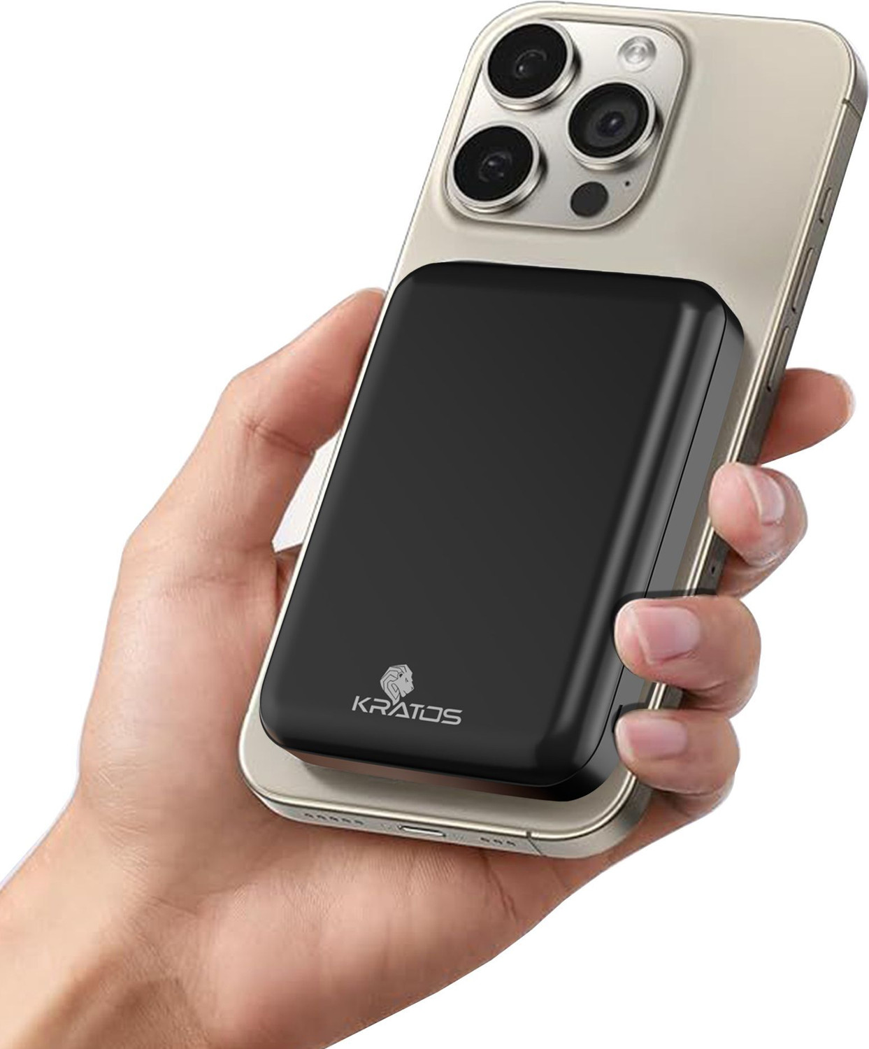 Image of Kratos 10000 mAh 22.5 W Wired & Wireless With MagSafe Slim Pocket Size Power Bank