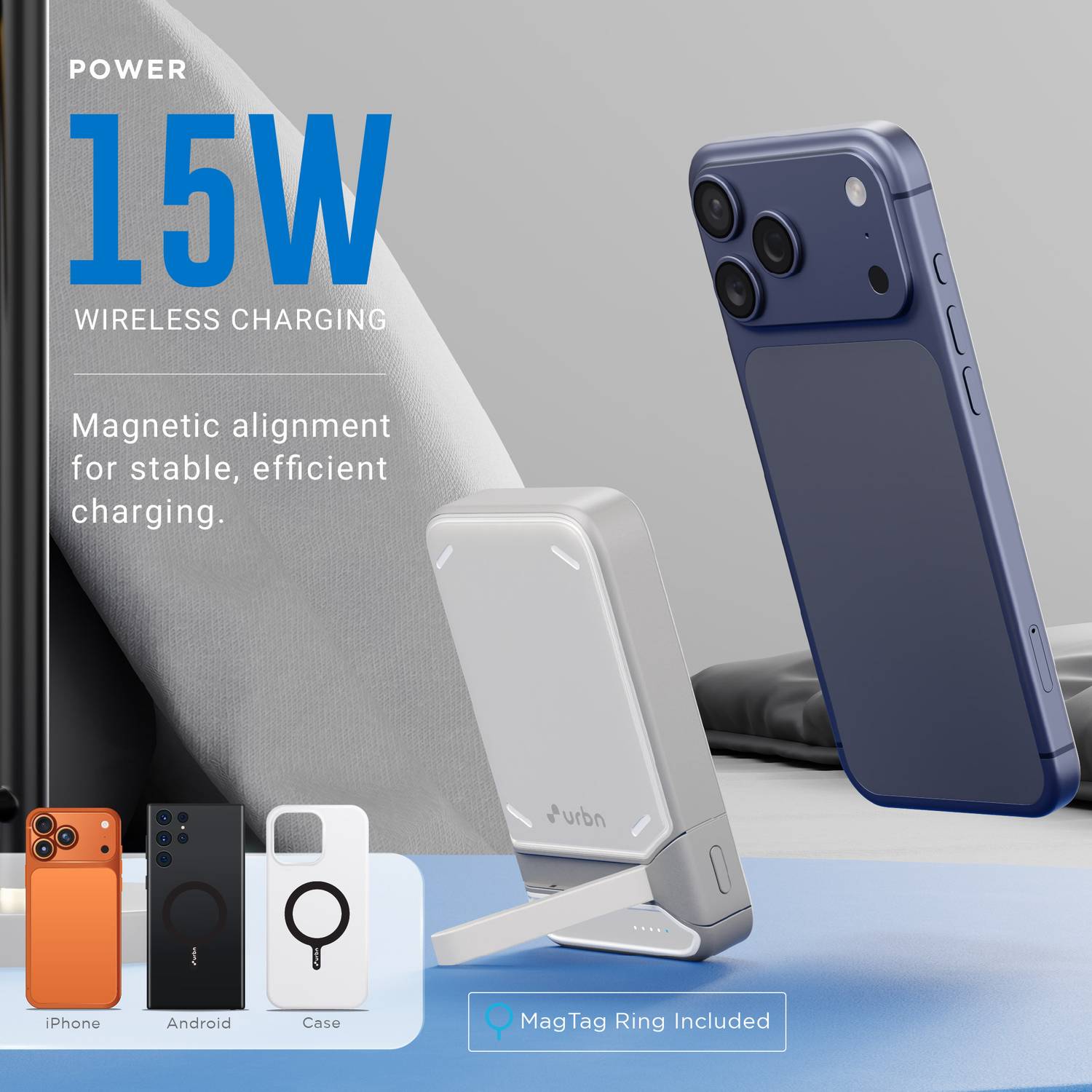 URBN 10000 mAh 22.5W MagSafe Power Bank - Image 2