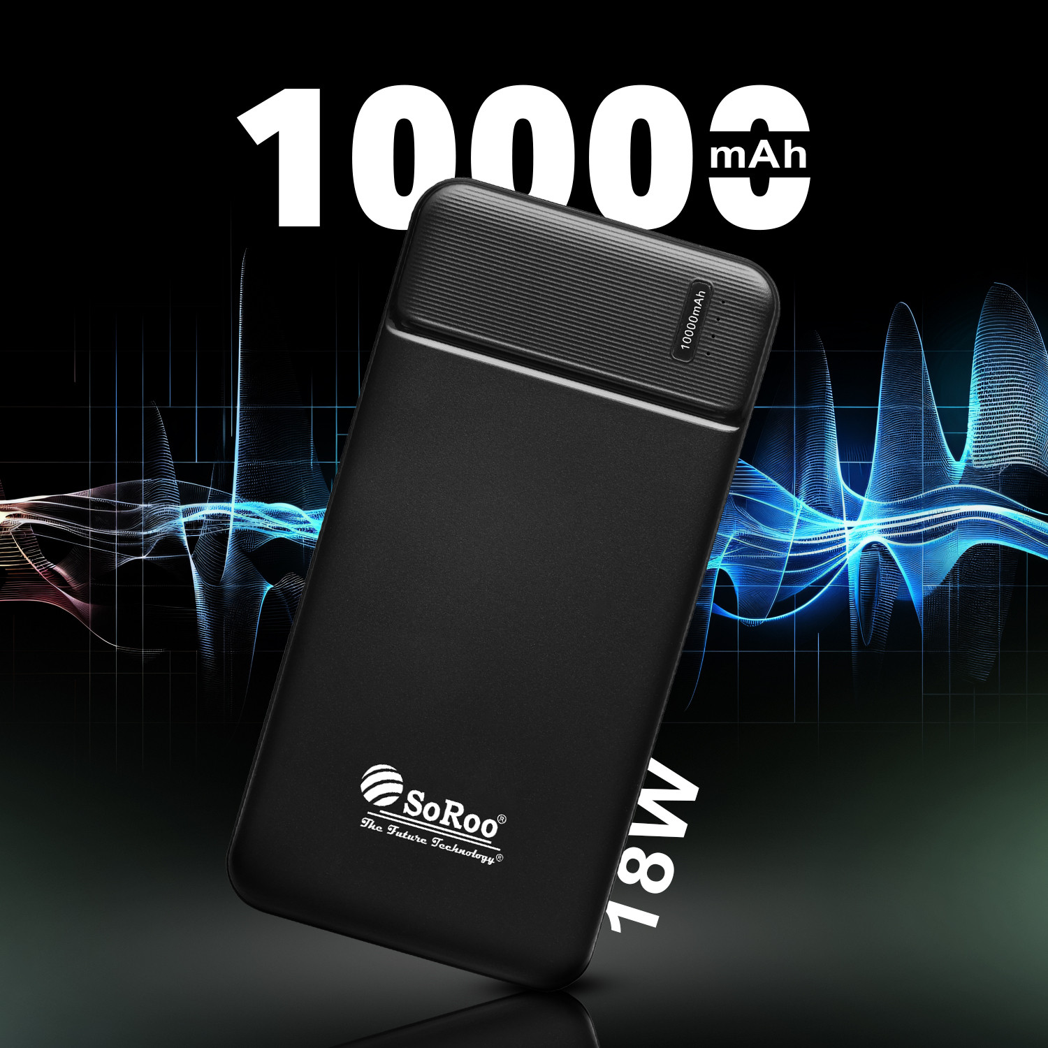 Image of Soroo Future 10000 mAh 18 W Compact Pocket Size Power Bank