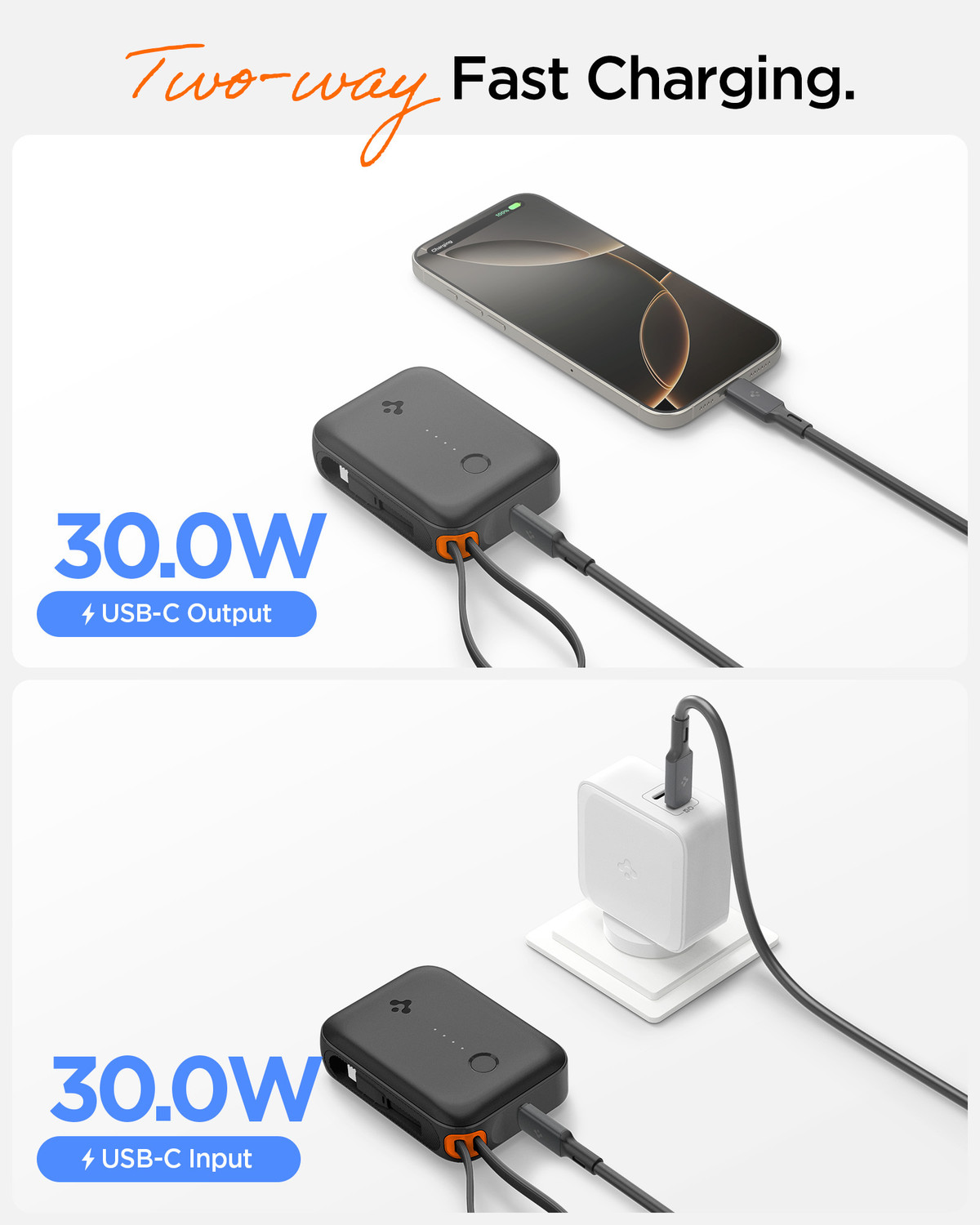 Image of Spigen 10000 mAh 30 W Compact Pocket Size Power Bank