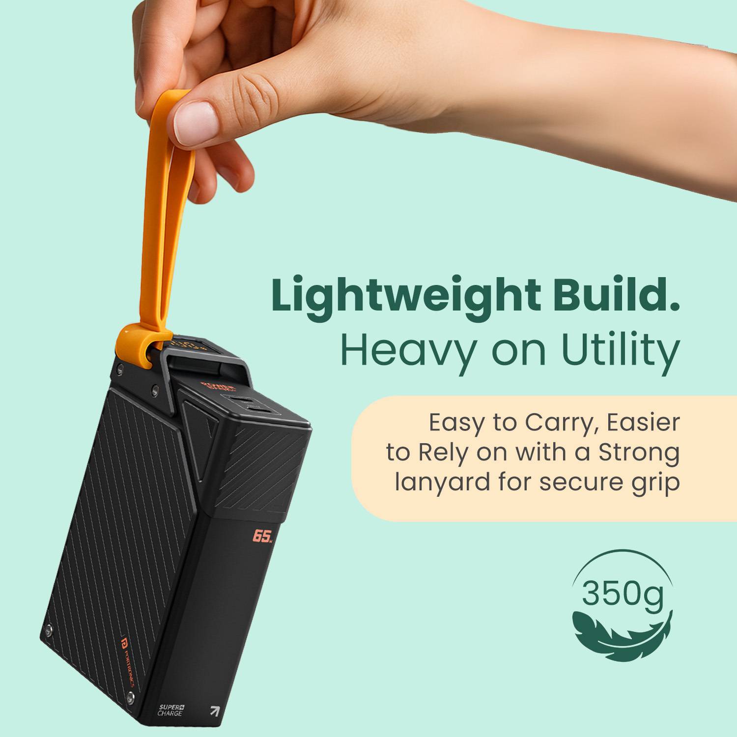 Portronics 20000 mAh 65W Compact Power Bank - Image 5