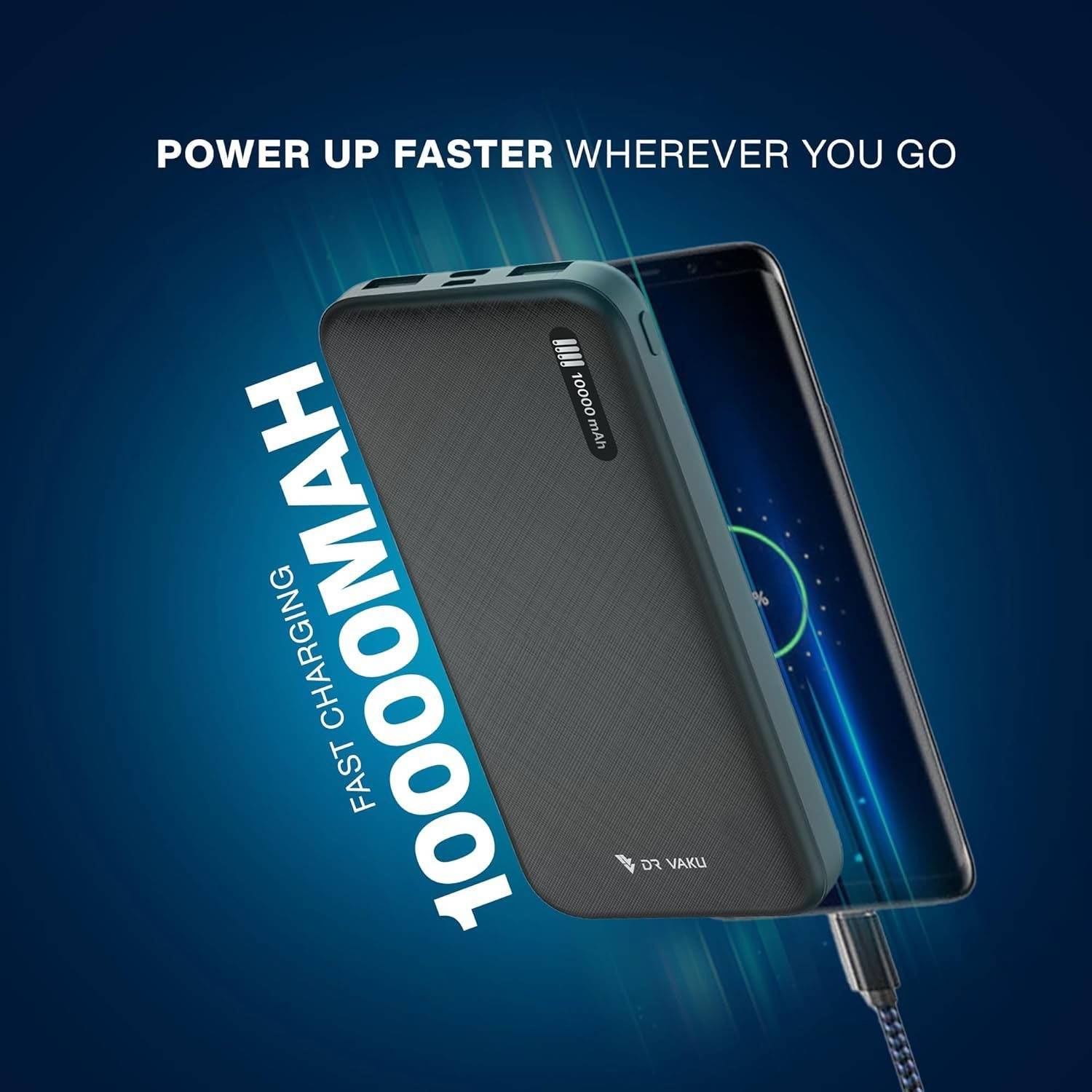 DR VAKU 10000 mAh Slim Power Bank - Image 2