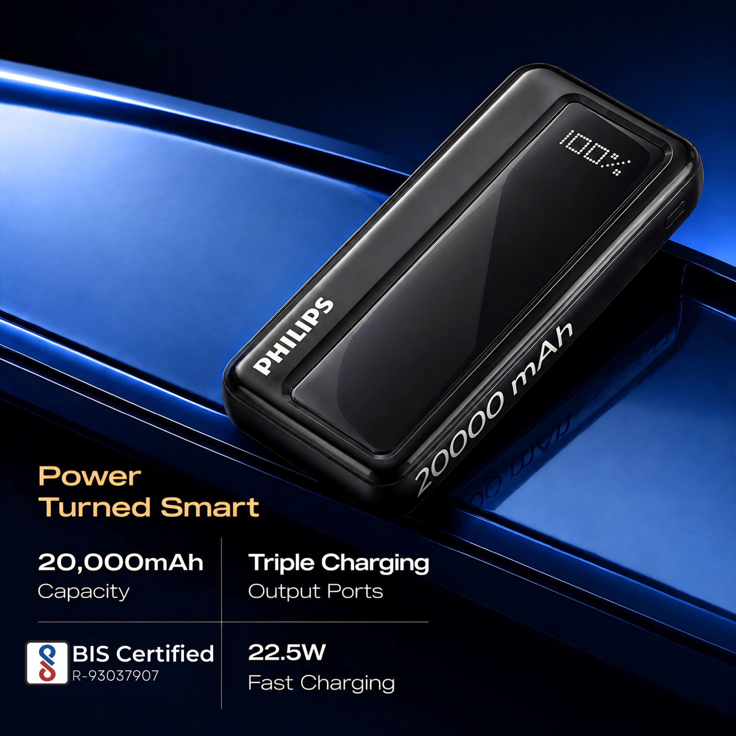 Image of PHILIPS 20000 mAh 22.5 W Power Bank