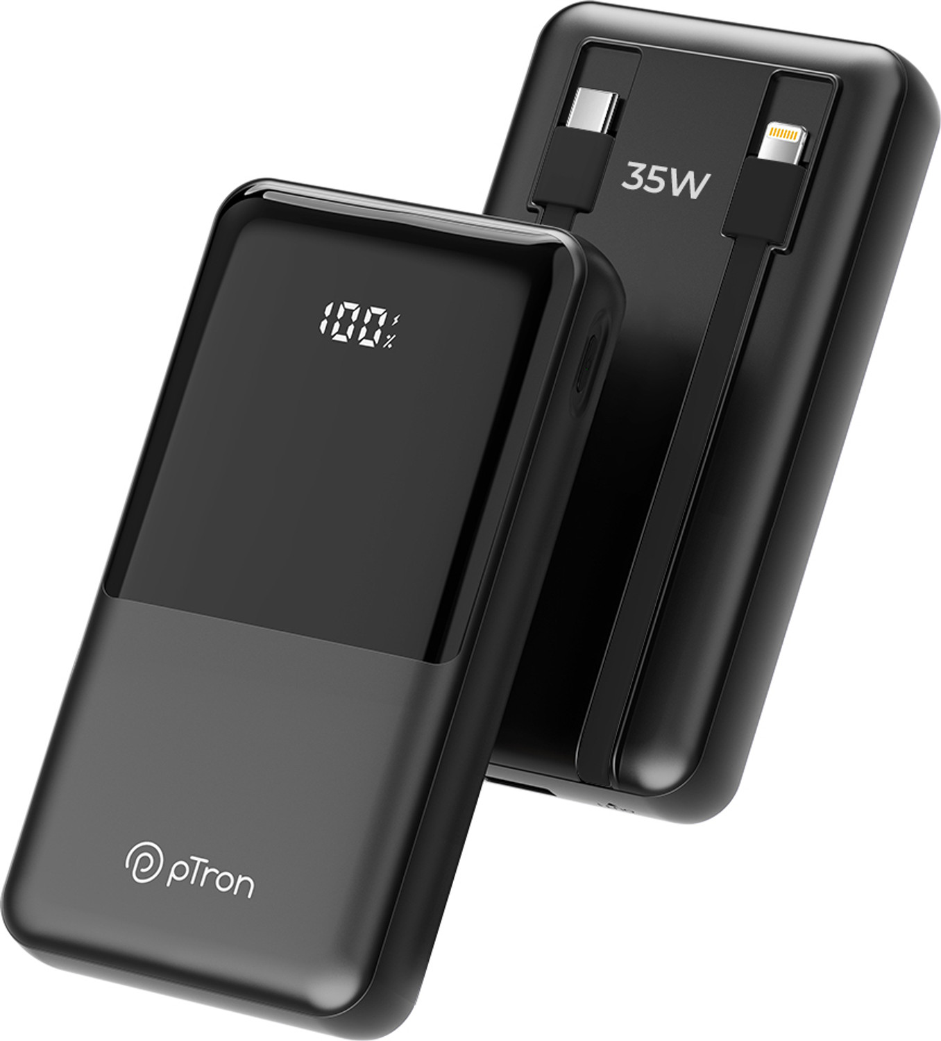 Image of PTron 20000 mAh 35 W Compact Pocket Size Power Bank