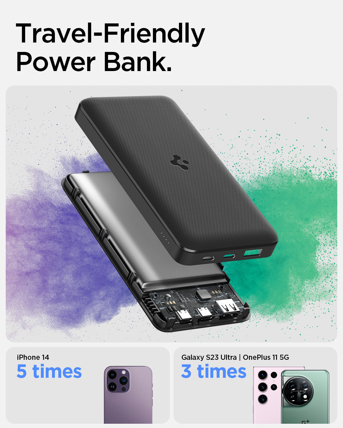 Image of Spigen 20000 mAh 22.5 W Compact Power Bank